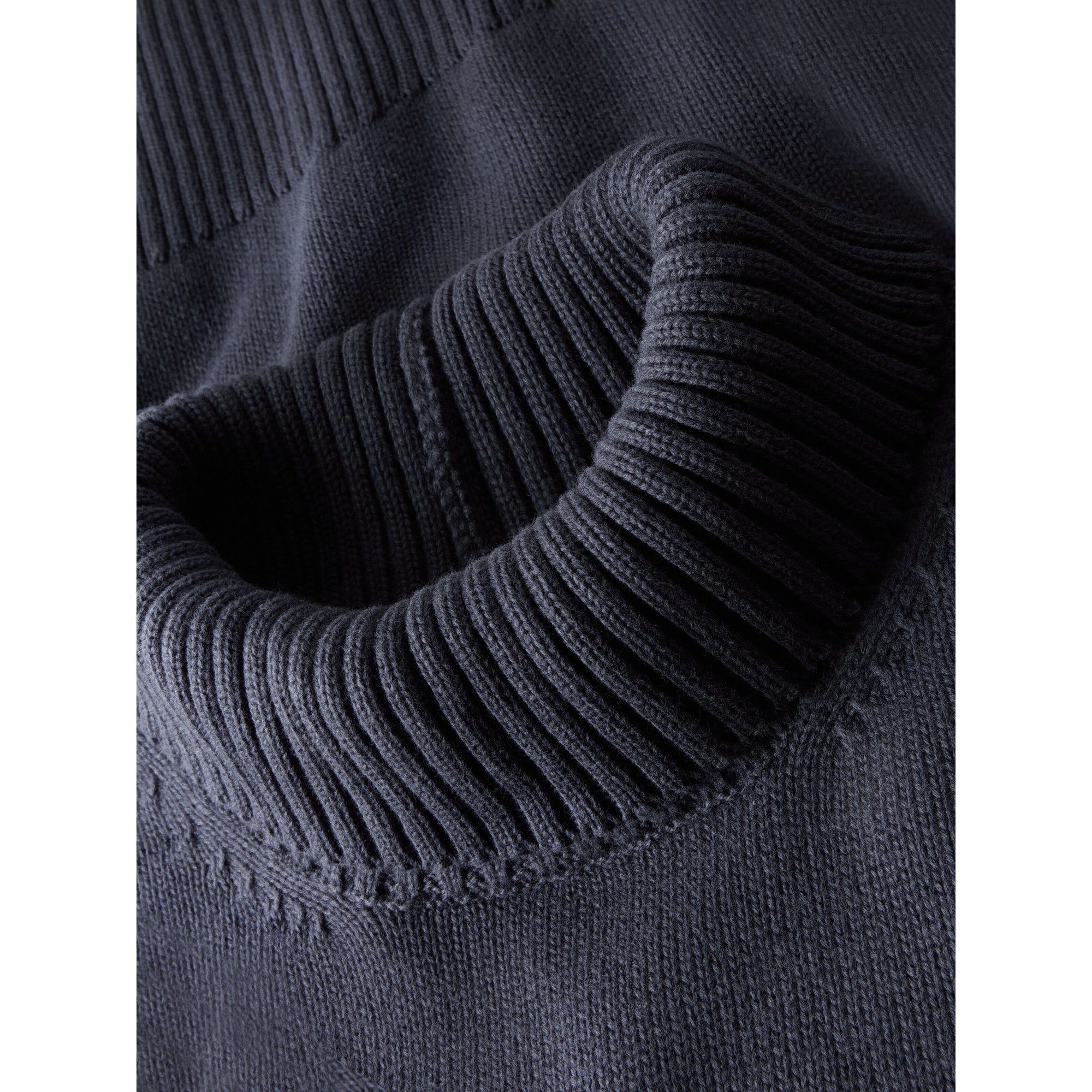 Rollkragen Pullover aus Bio-Baumwolle ROC/GOTS/Vegan