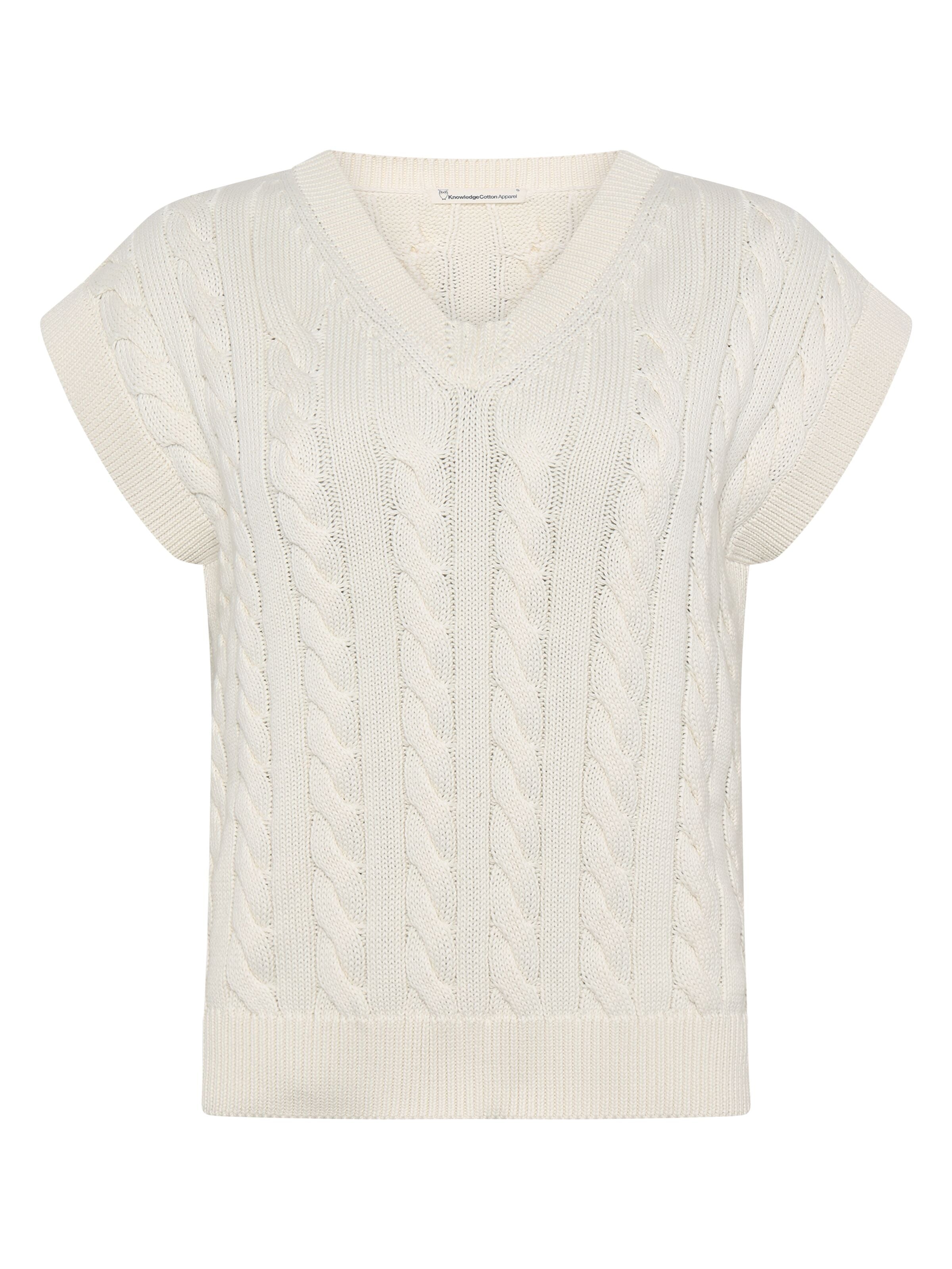 Strick-Pullunder CABLE aus Bio-Baumwolle