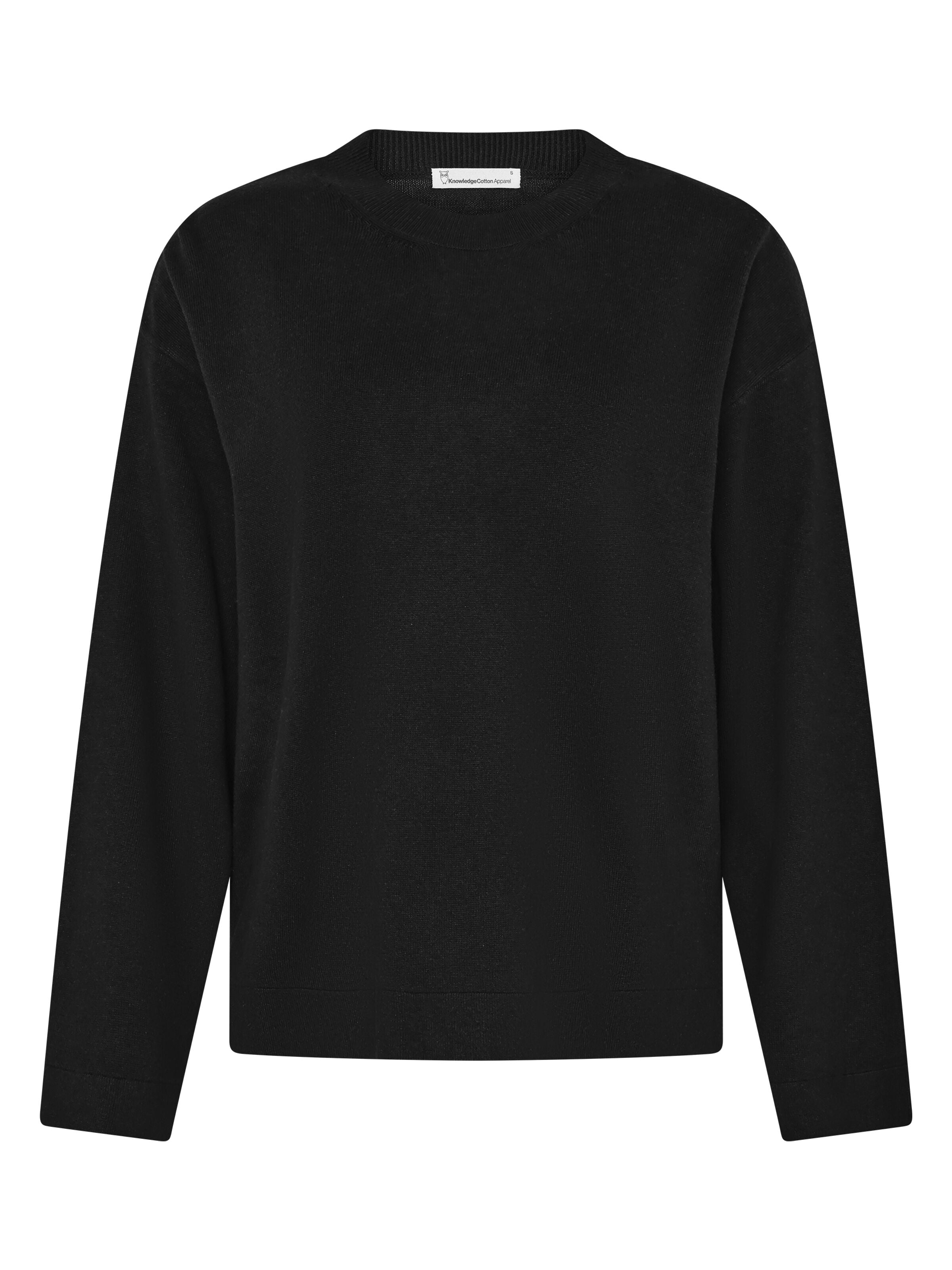 Lockerer Pullover aus leichtem Bio-Baumwollmix