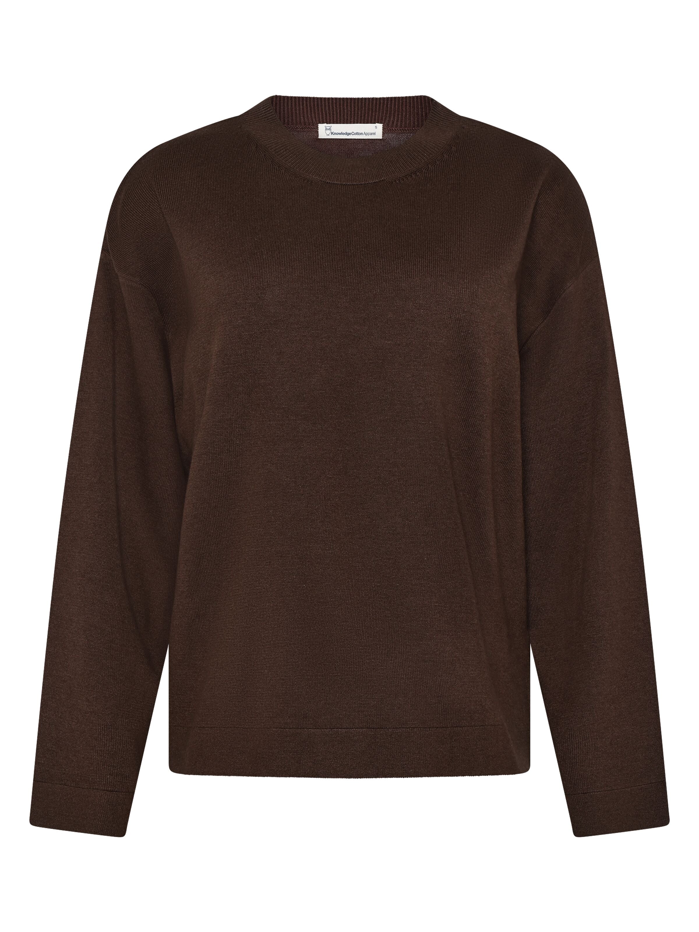 Lockerer Pullover aus leichtem Bio-Baumwollmix