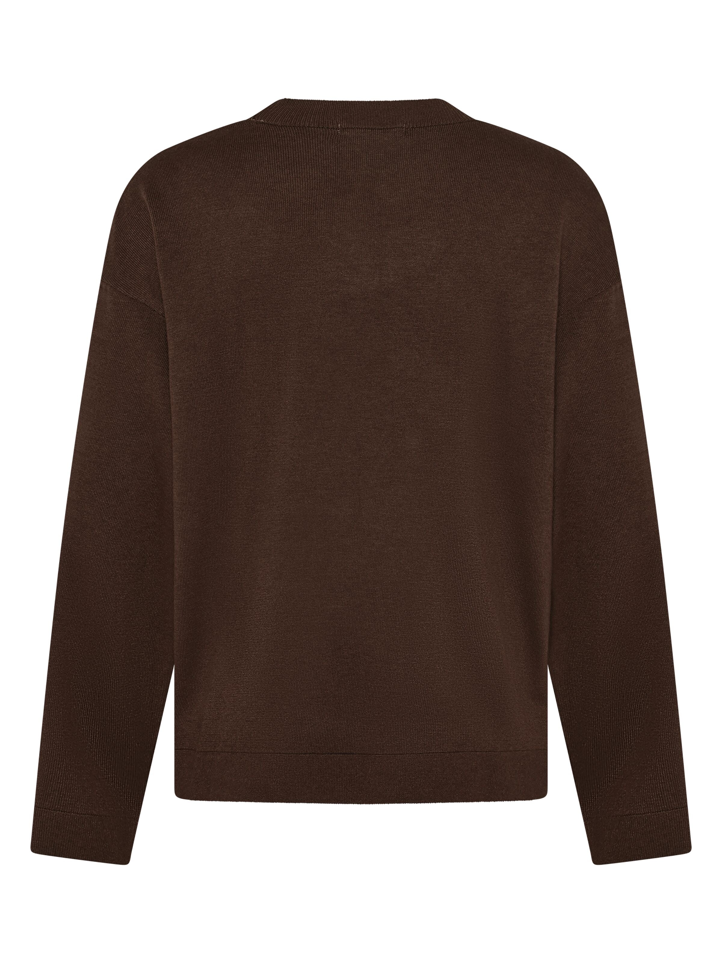 Lockerer Pullover aus leichtem Bio-Baumwollmix
