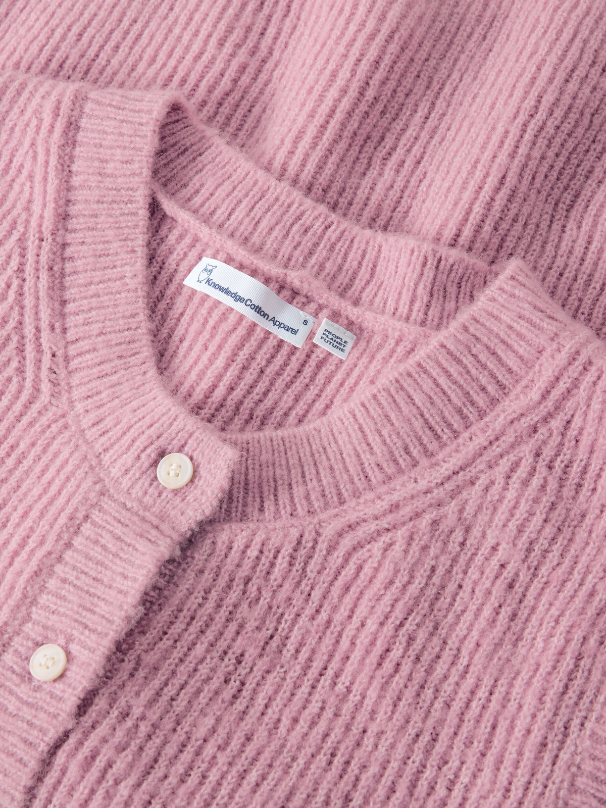 Soufflé Strick-Weste mit Rundhalsausschnitt - Relaxed Fit - aus recyceltem Polyester
