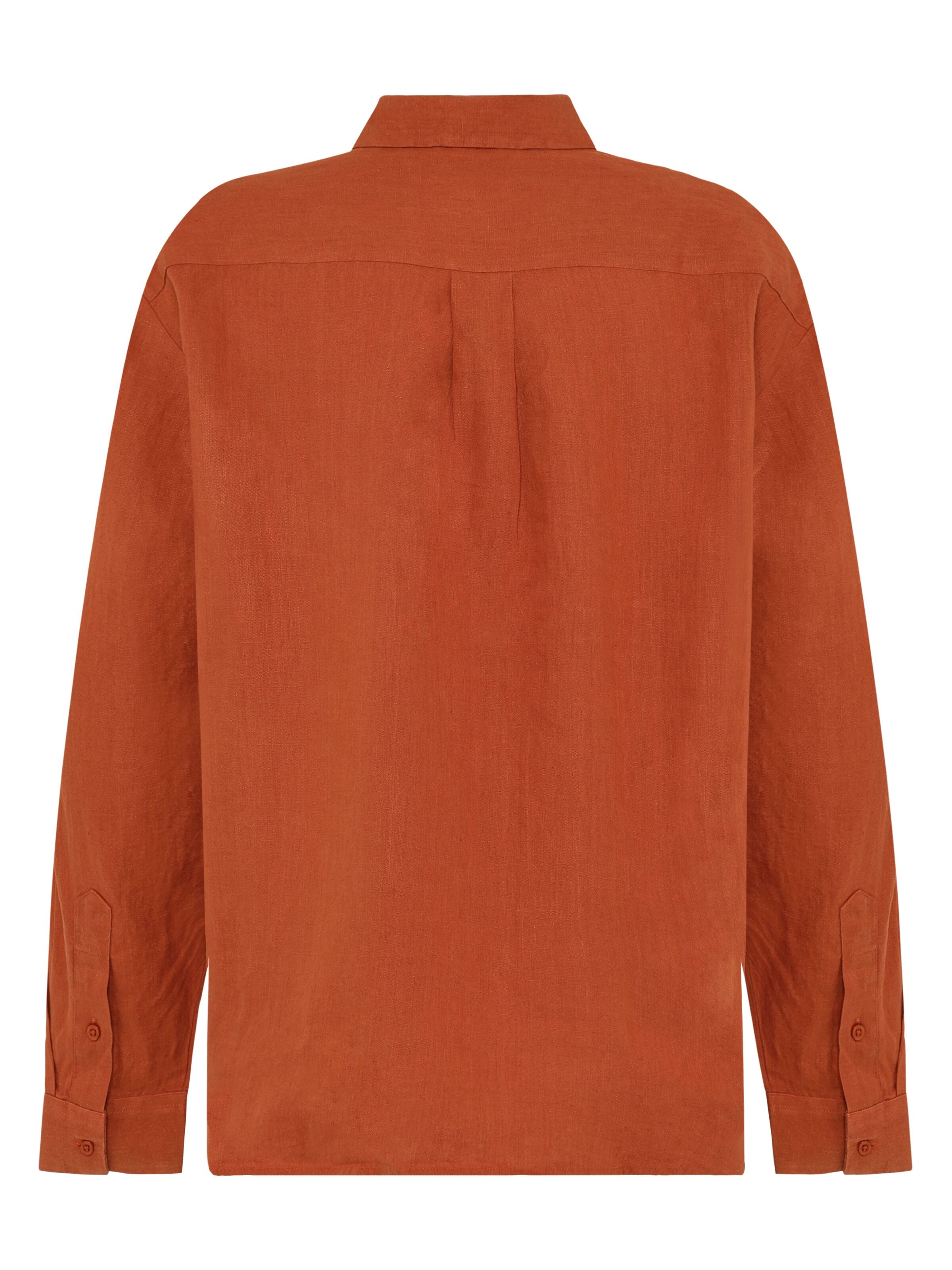 Lockeres Leinenhemd mit langen Ärmeln - Bio-Leinen GOTS/Vegan