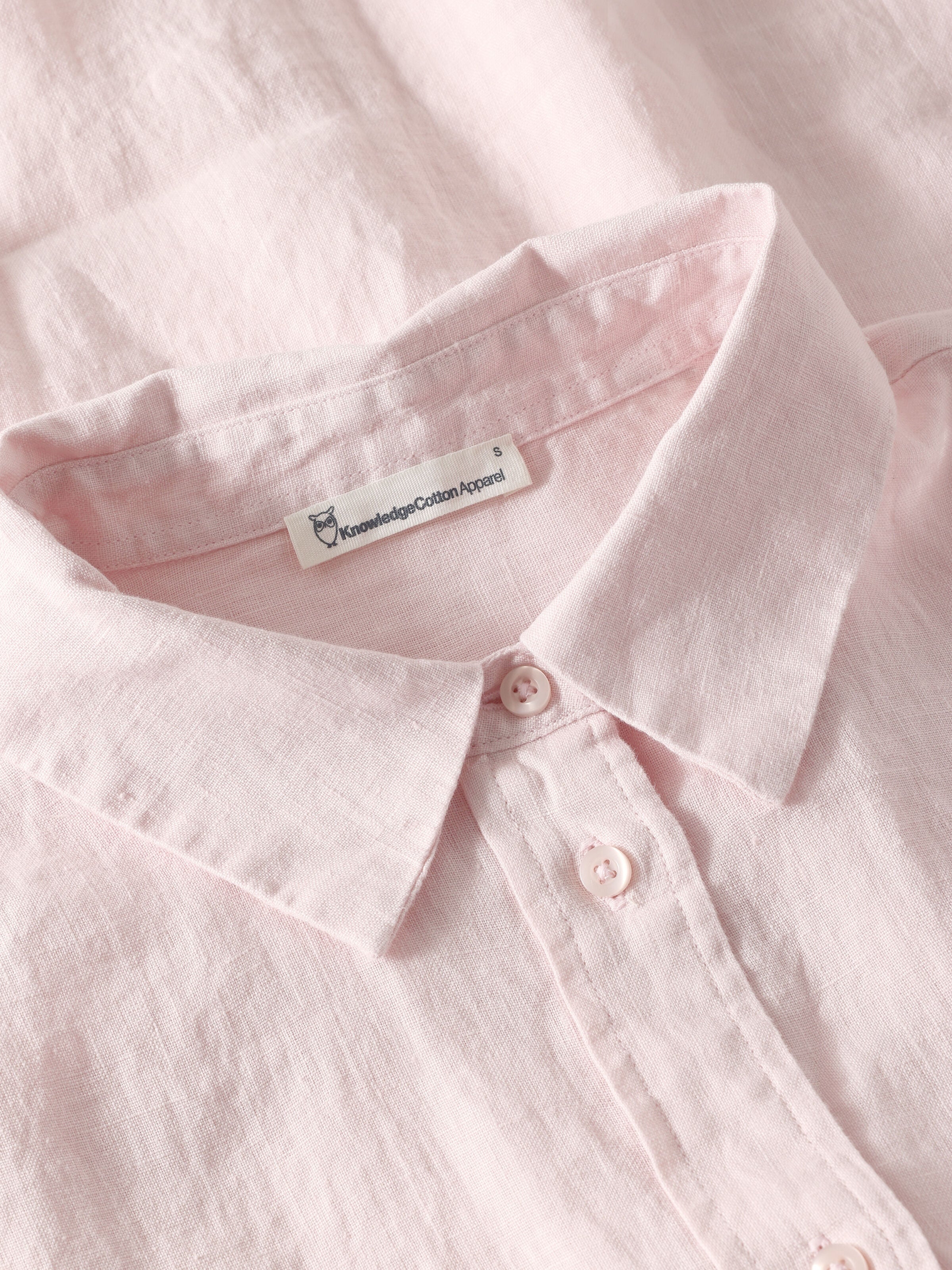 Lockeres Leinenhemd mit langen Ärmeln - Bio-Leinen GOTS/Vegan