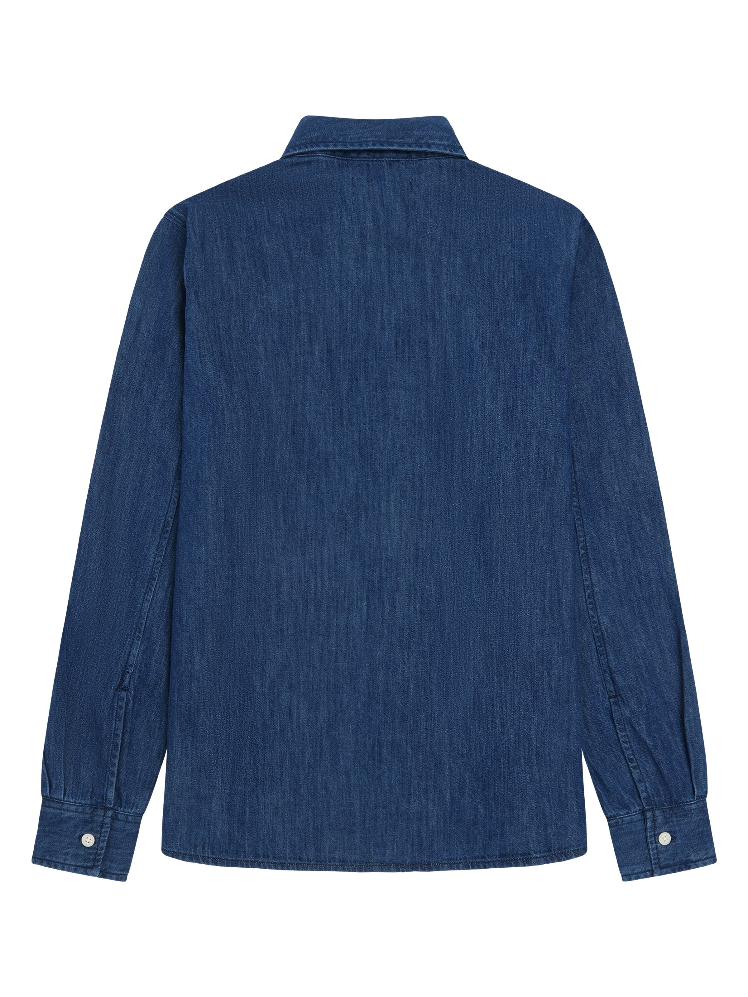 Weiche Denim Bluse aus Bio-Baumwolle