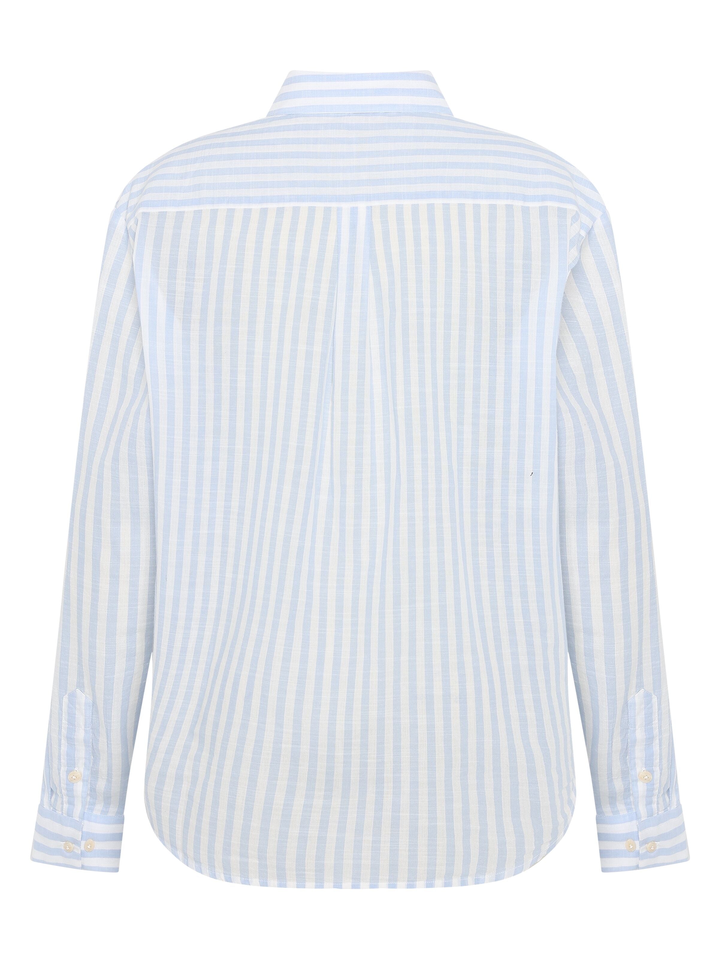 Lockere gestreifte Bluse aus Bio-Baumwolle