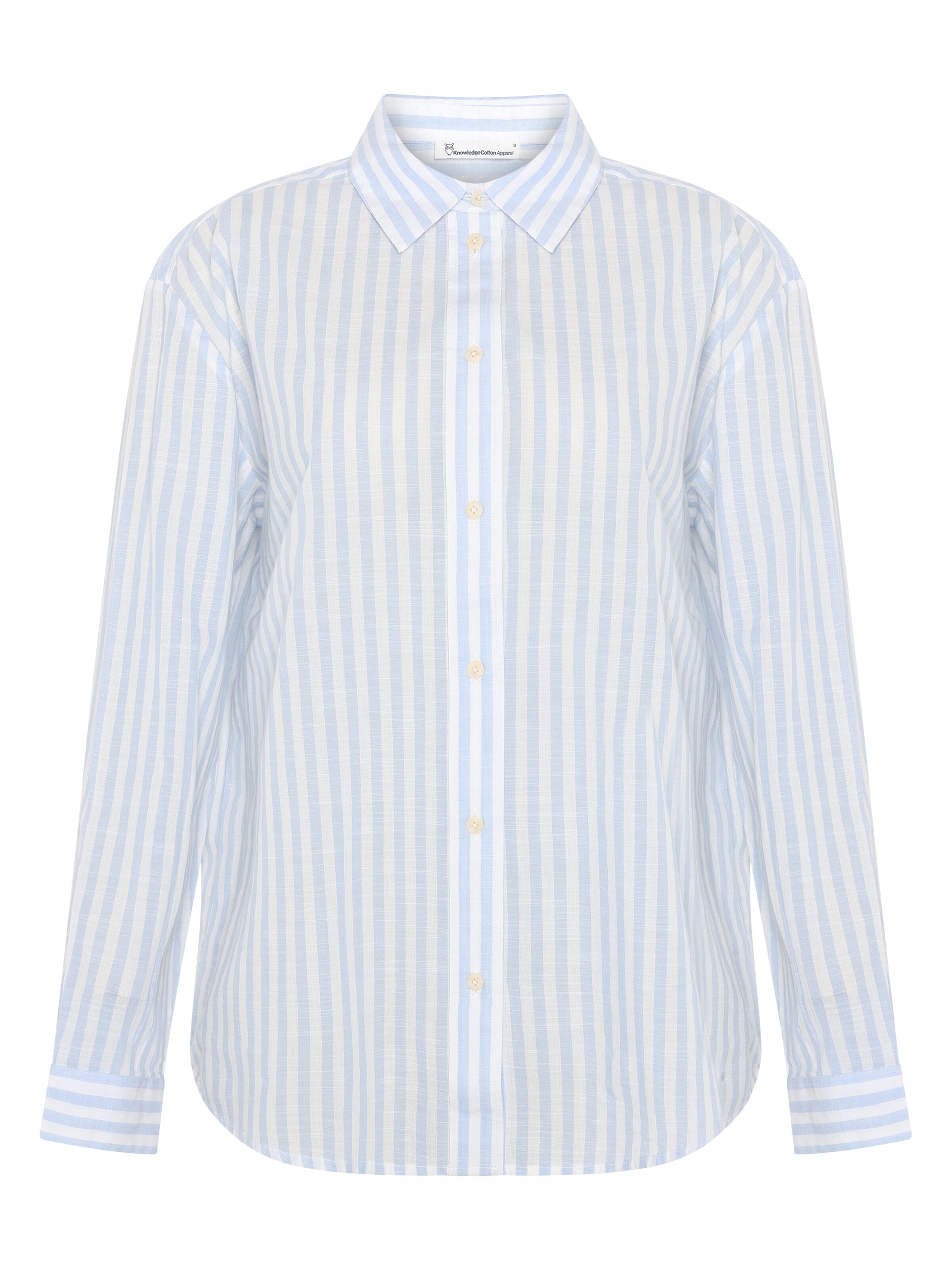 Lockere gestreifte Bluse aus Bio-Baumwolle