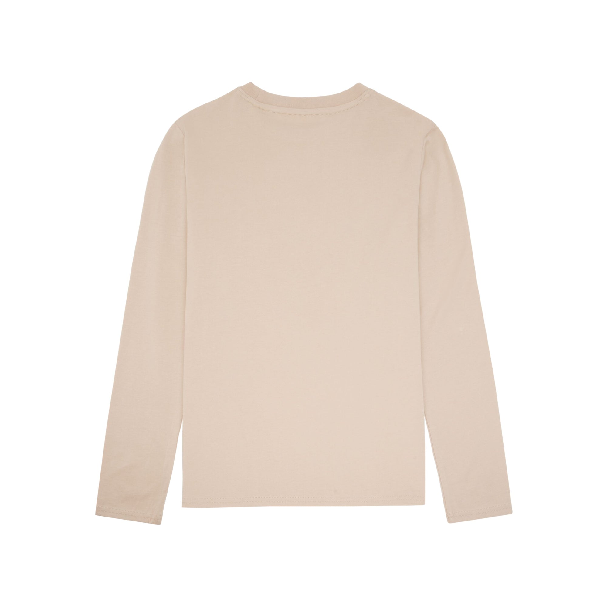 Basic Pima-Baumwoll-Shirt mit langen Ärmeln - Bio-Baumwolle GOTS/Vegan