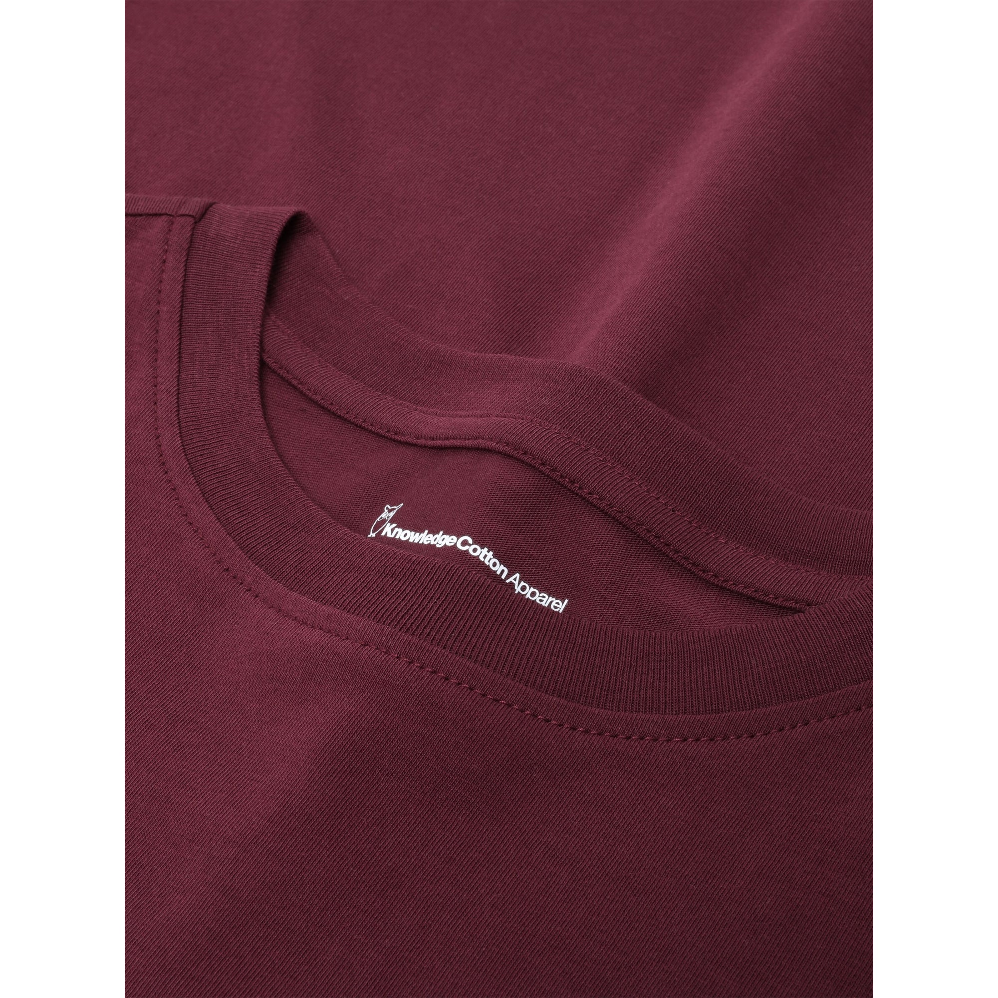 Basic Pima-Baumwoll-Shirt mit langen Ärmeln - Bio-Baumwolle GOTS/Vegan