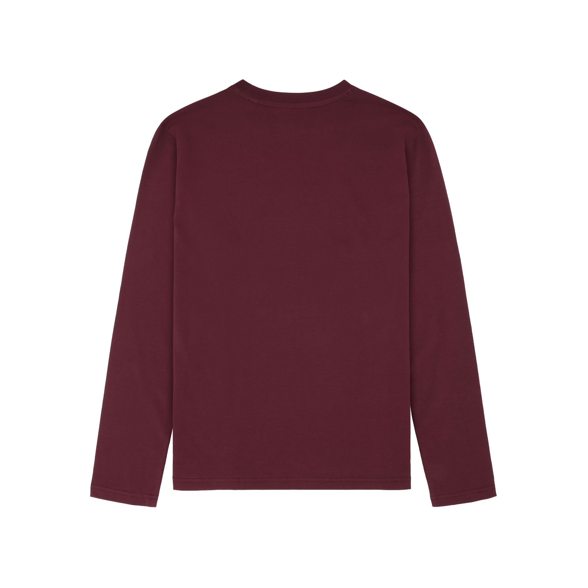 Basic Pima-Baumwoll-Shirt mit langen Ärmeln - Bio-Baumwolle GOTS/Vegan
