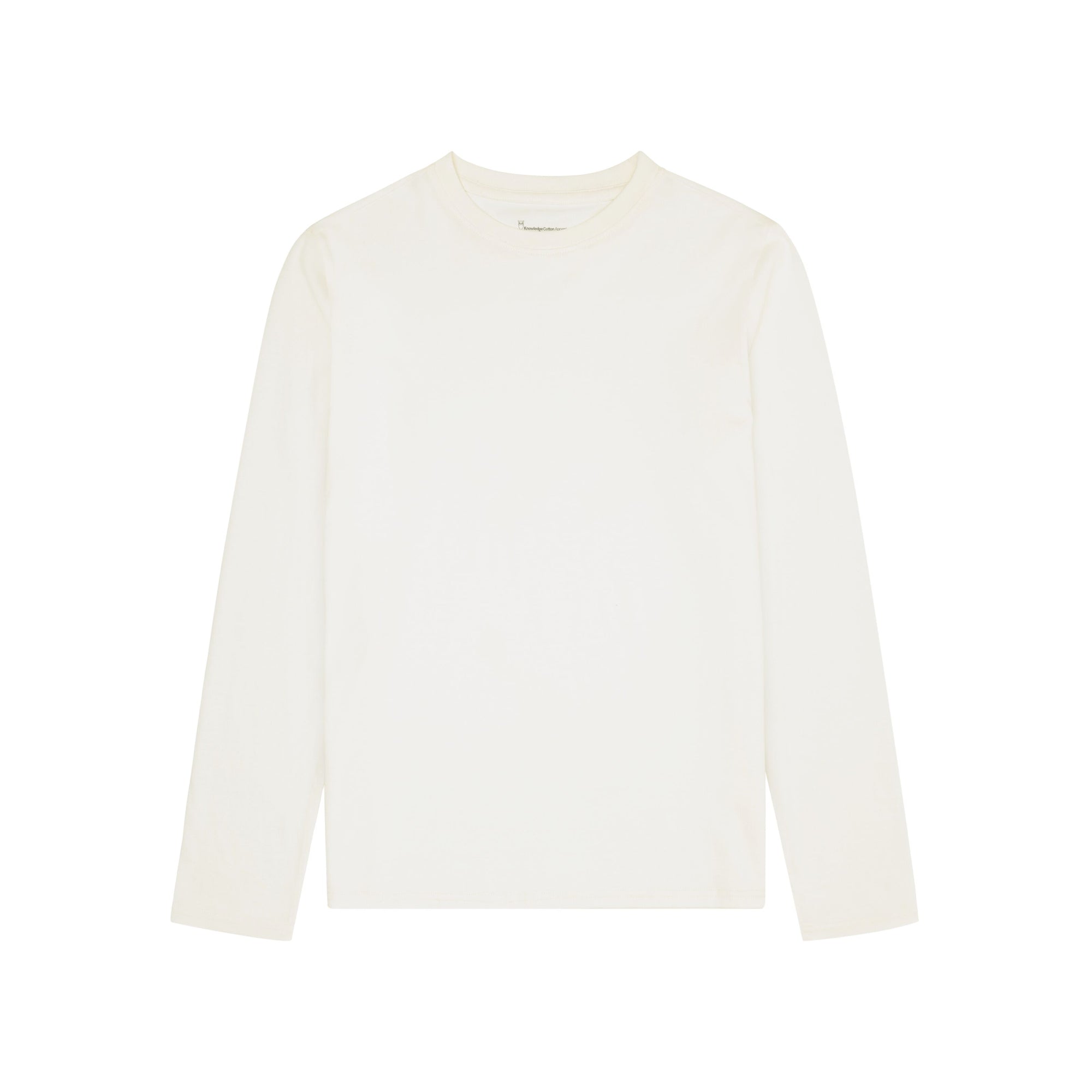 Basic Pima-Baumwoll-Shirt mit langen Ärmeln - Bio-Baumwolle GOTS/Vegan