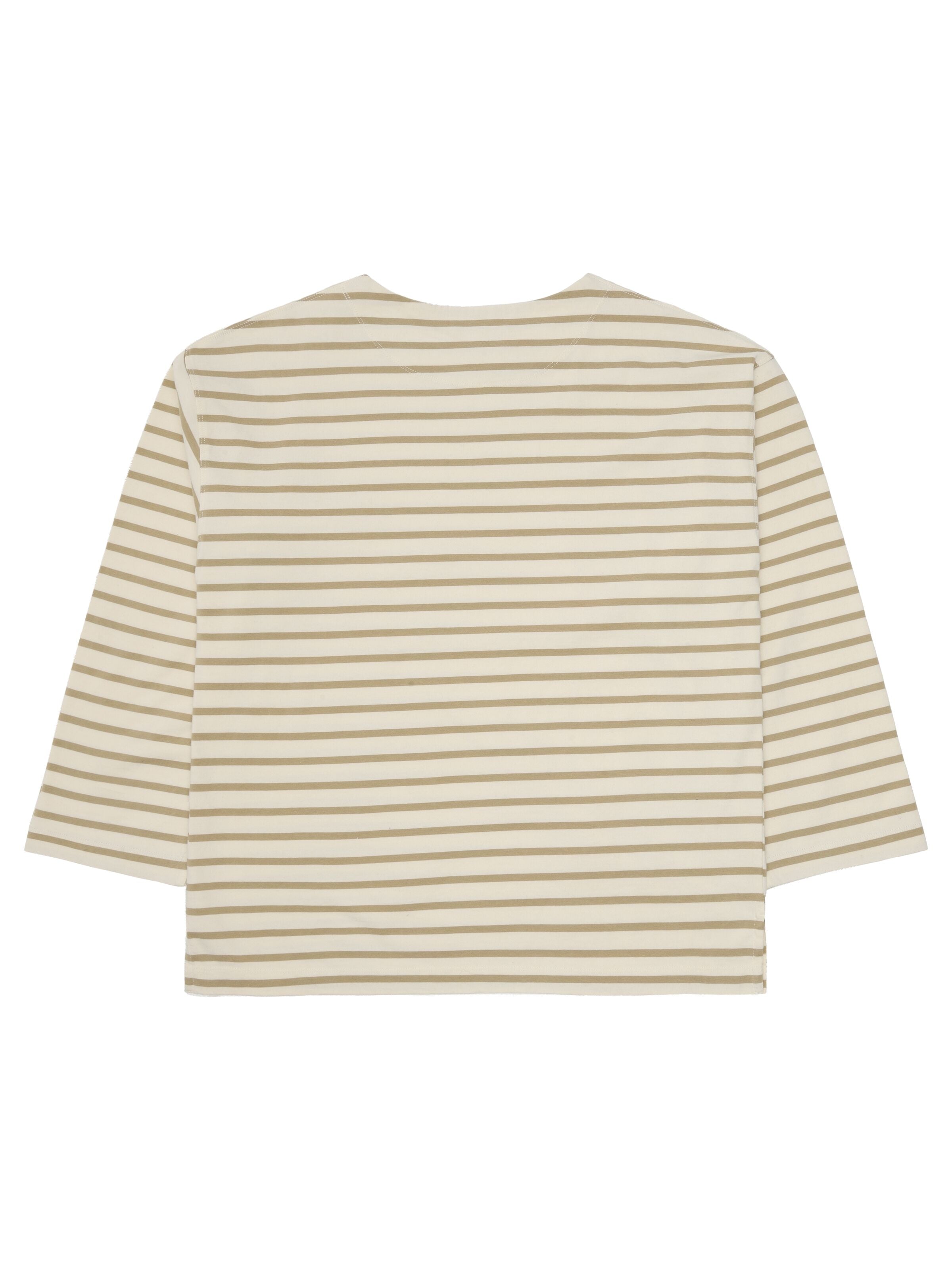 Gestreiftes Langarmshirt aus Bio-Baumwolle