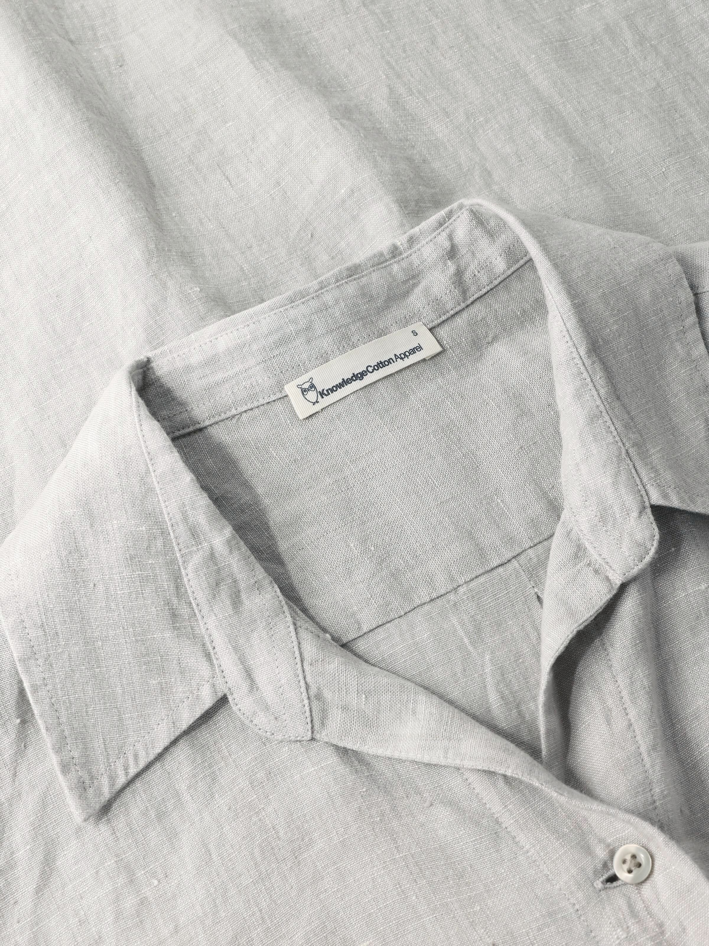 Langarm Hemdkleid CLASSIC aus Bio-Leinen