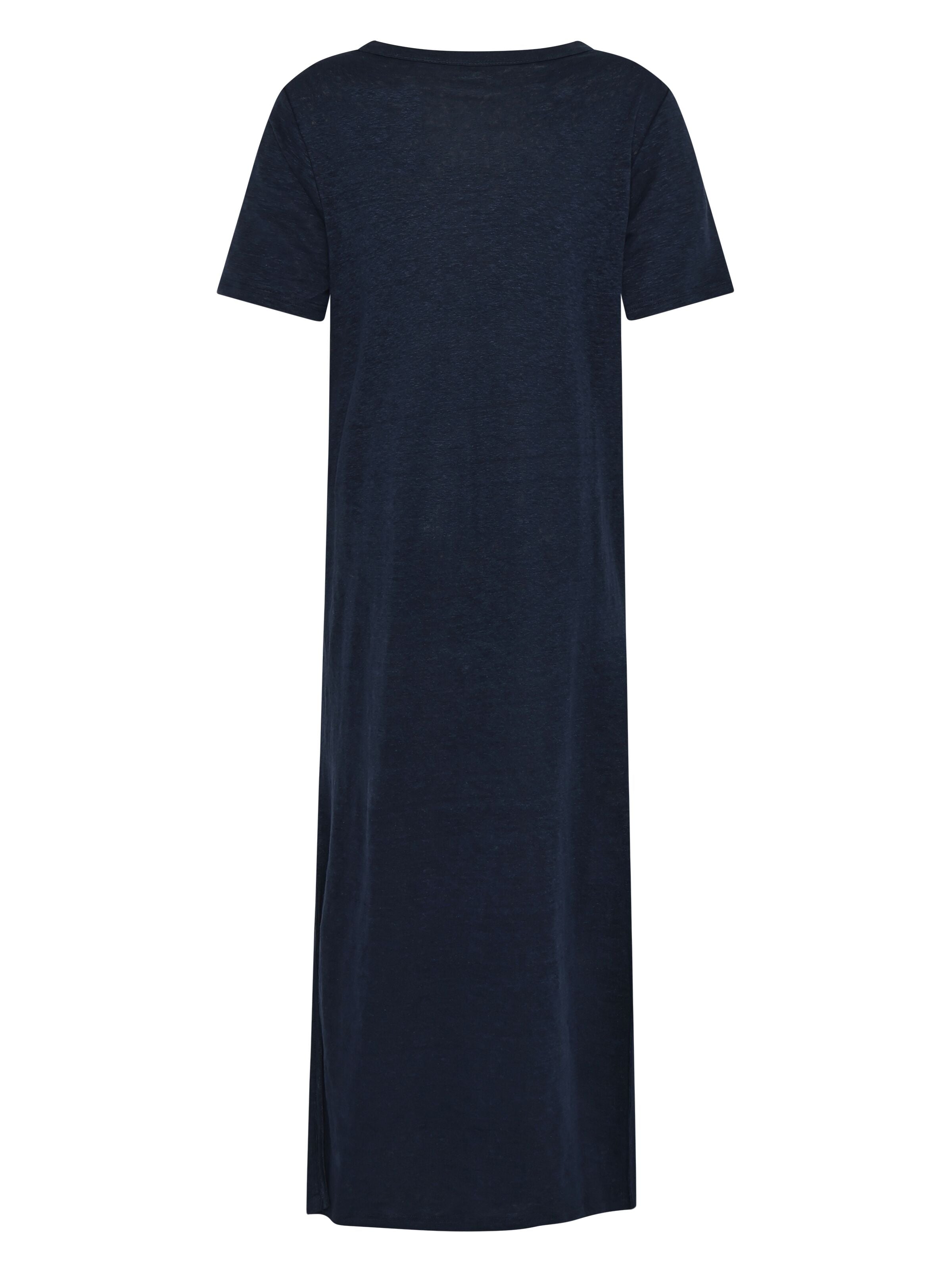 Bio-Leinen T-Shirt Kleid GOTS/Vegan