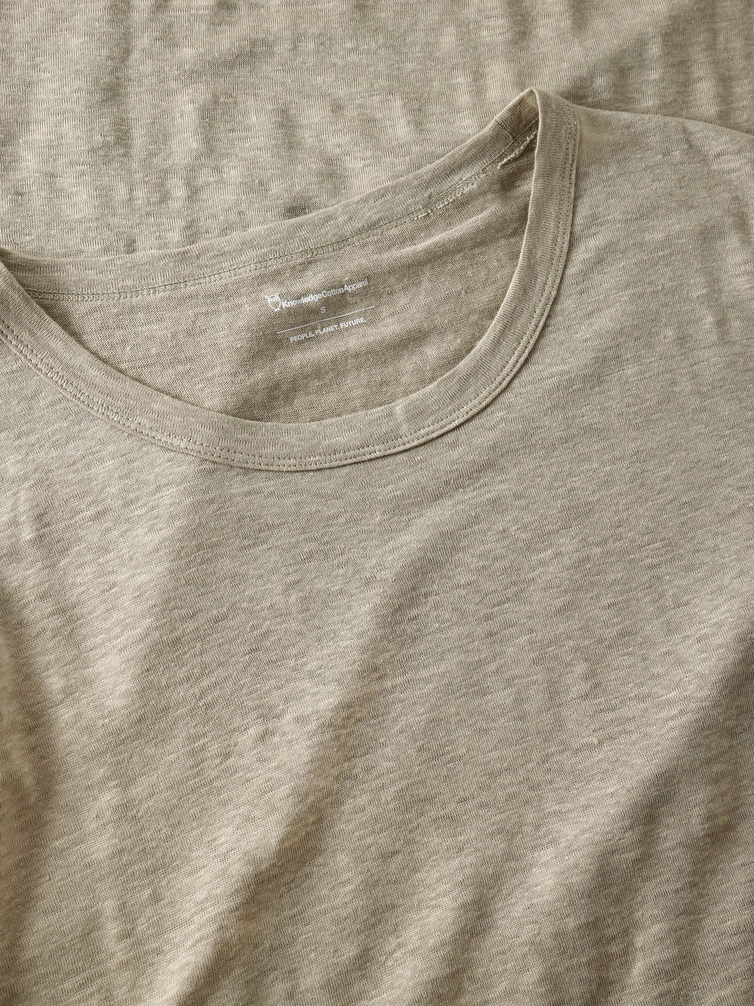 Bio-Leinen T-Shirt Kleid GOTS/Vegan