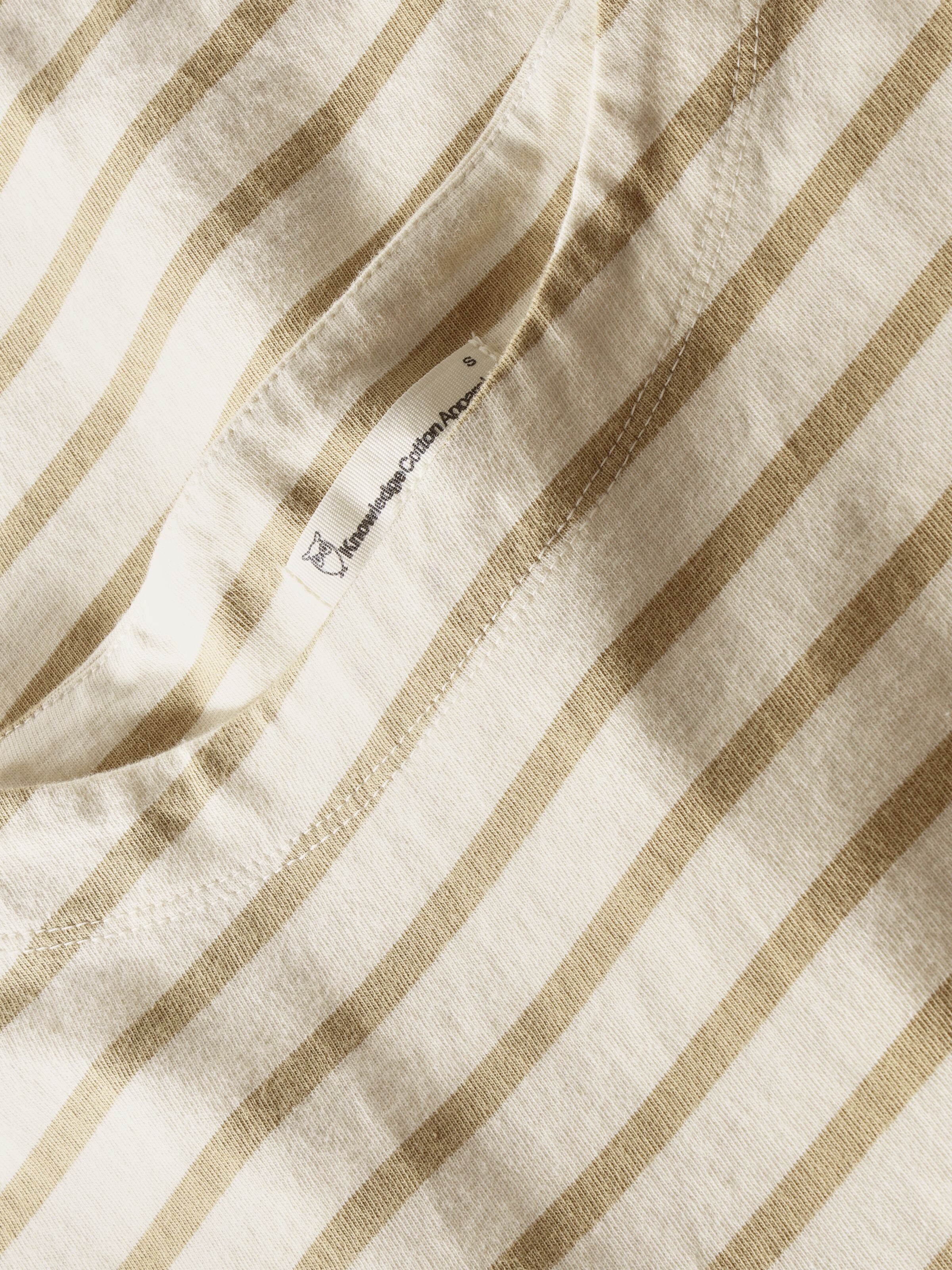 T-Shirt-Kleid mit Streifen aus Bio-Baumwolle