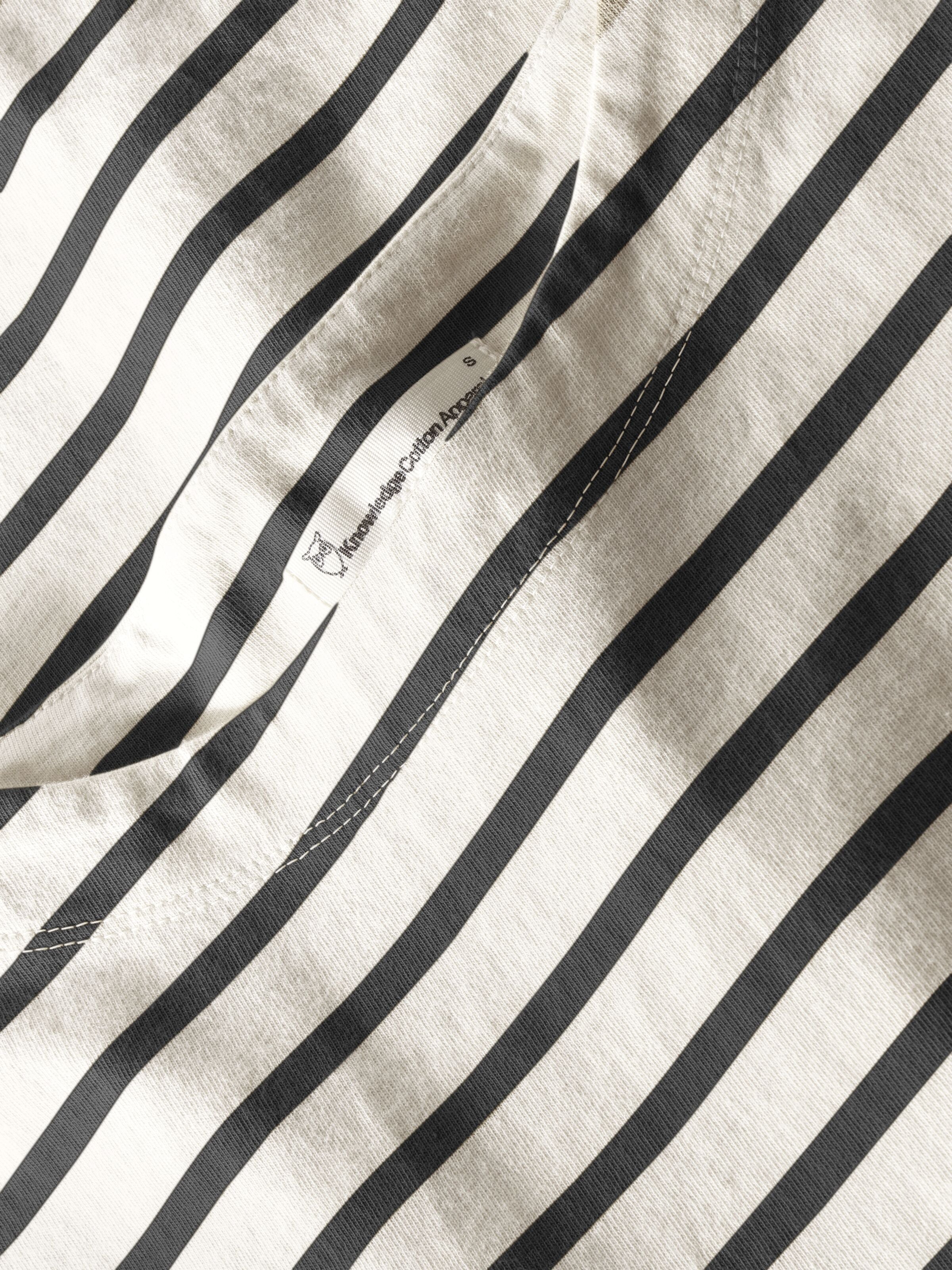 T-Shirt-Kleid mit Streifen aus Bio-Baumwolle