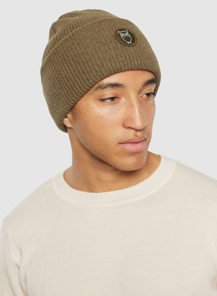 Beanie BIG RIB Mütze aus Bio-Lammwolle