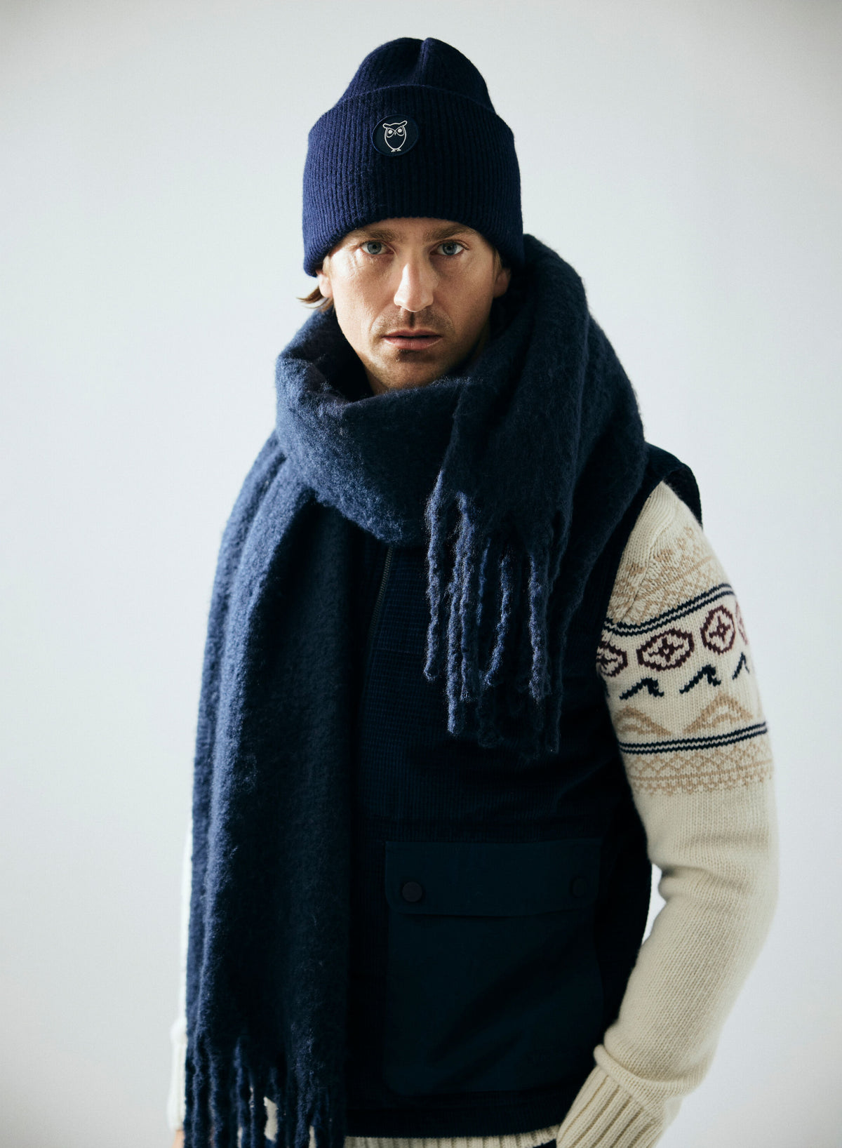 Beanie BIG RIB Mütze aus Bio-Lammwolle