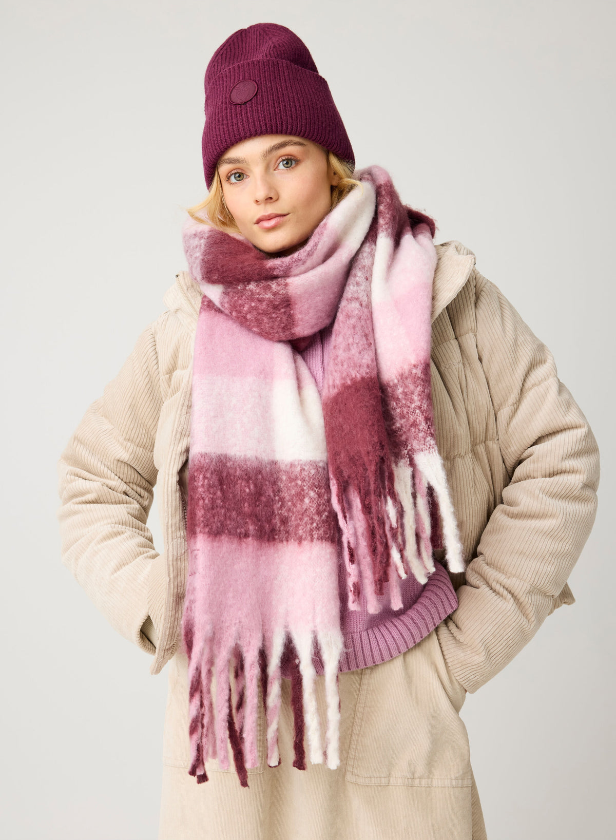Beanie BIG RIB Mütze aus Bio-Lammwolle