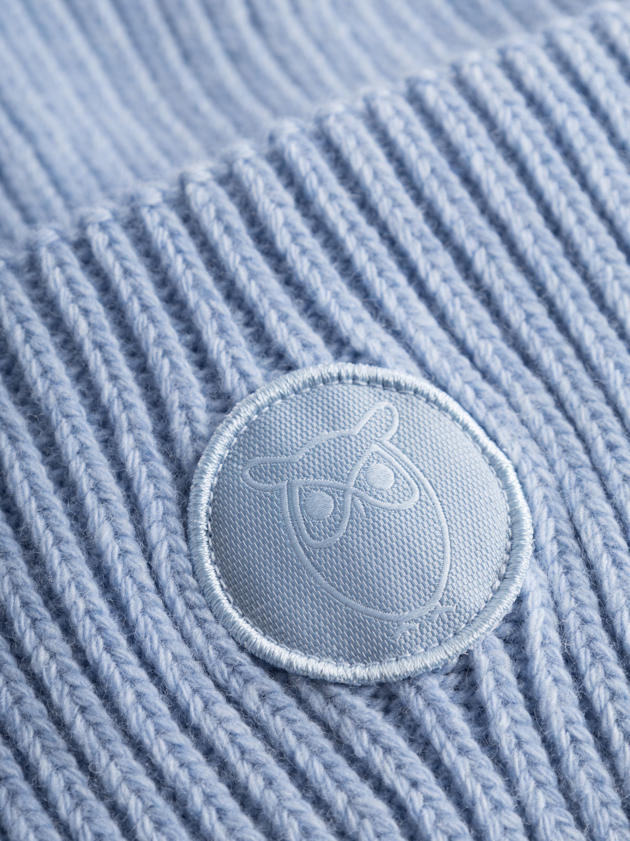 Beanie BIG RIB Mütze aus Bio-Lammwolle
