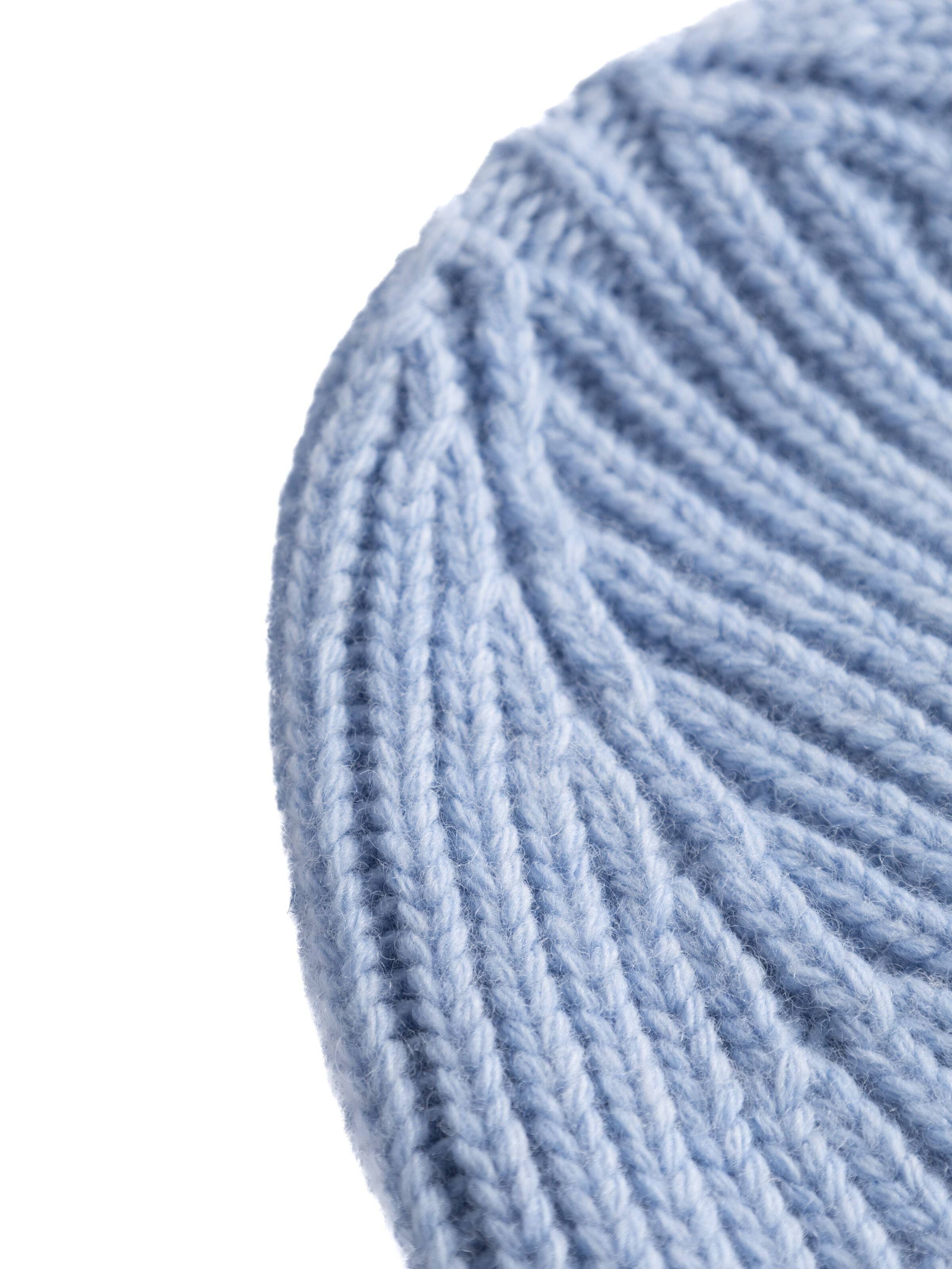Beanie BIG RIB Mütze aus Bio-Lammwolle