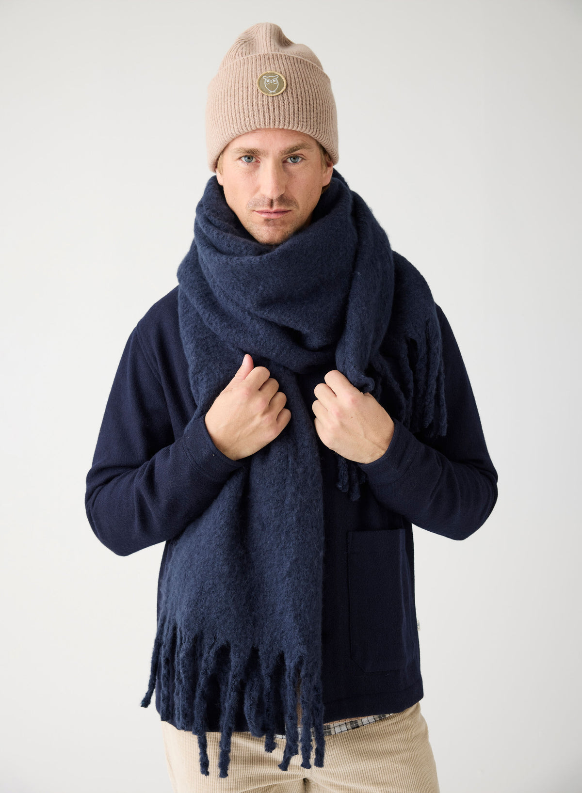 Beanie BIG RIB Mütze aus Bio-Lammwolle