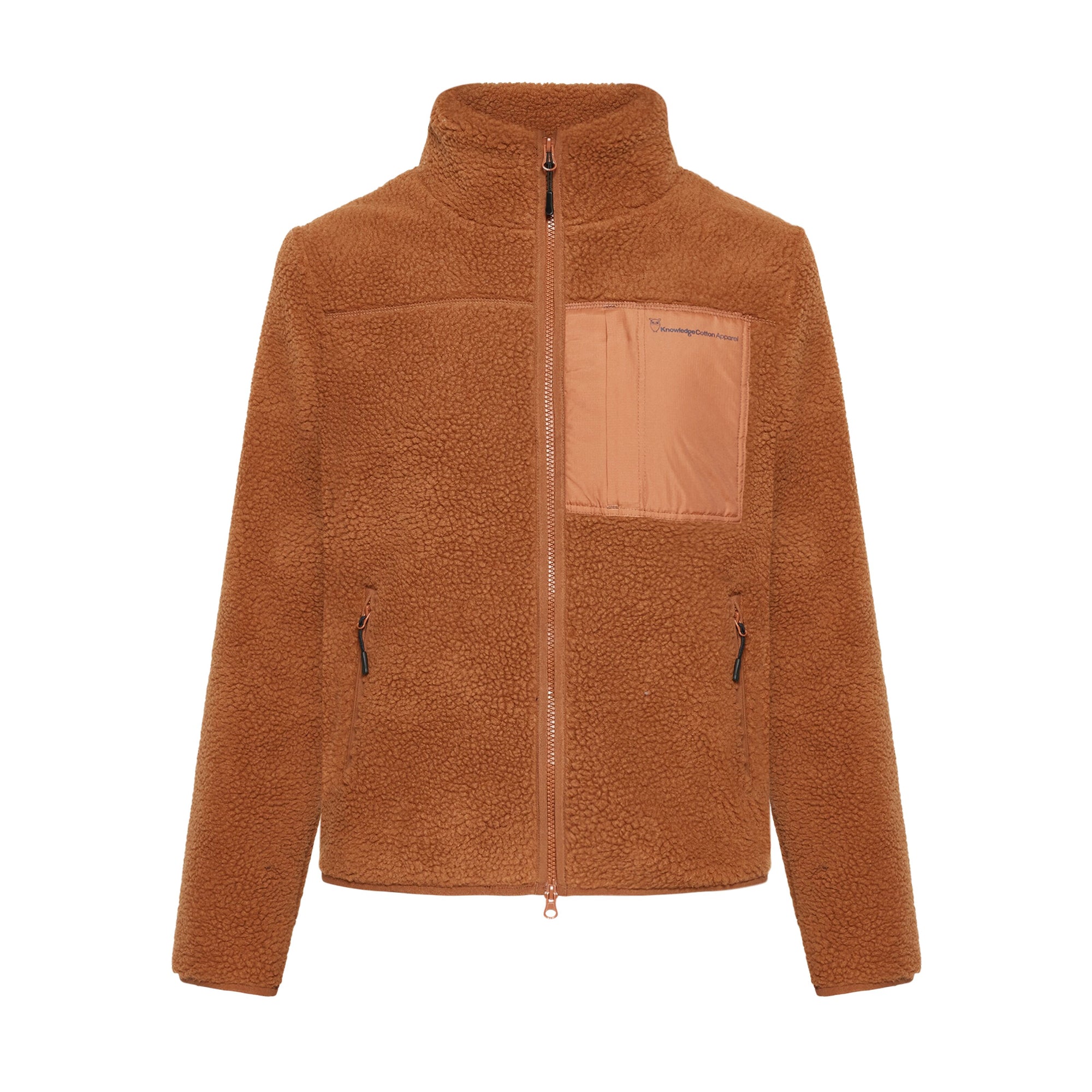 Teddyfleece Jacke HIGH NECK aus recyceltem Polyester