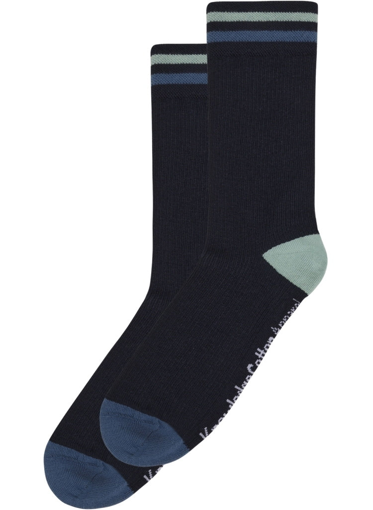 Stricksocken COLORBLOCK mit Bio-Baumwolle
