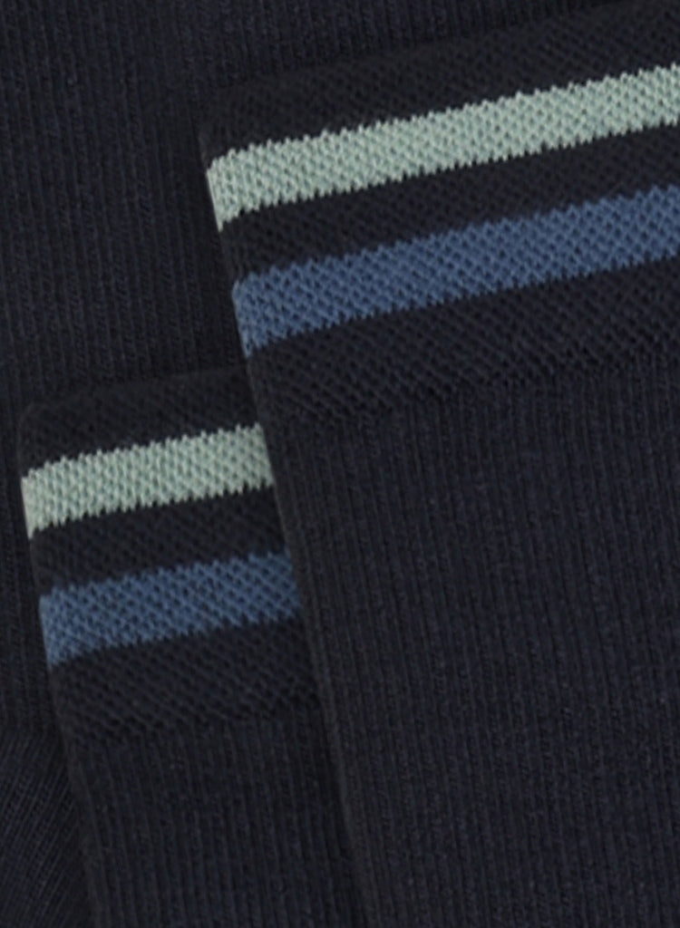 Stricksocken COLORBLOCK mit Bio-Baumwolle