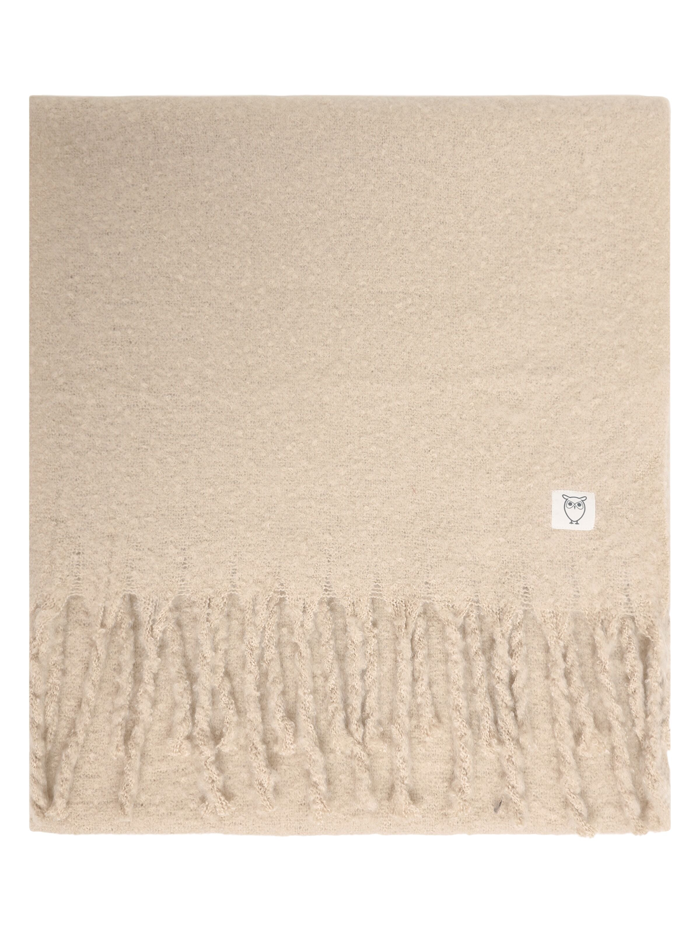 Großer Schal mit Fransen aus recyceltem Polyester