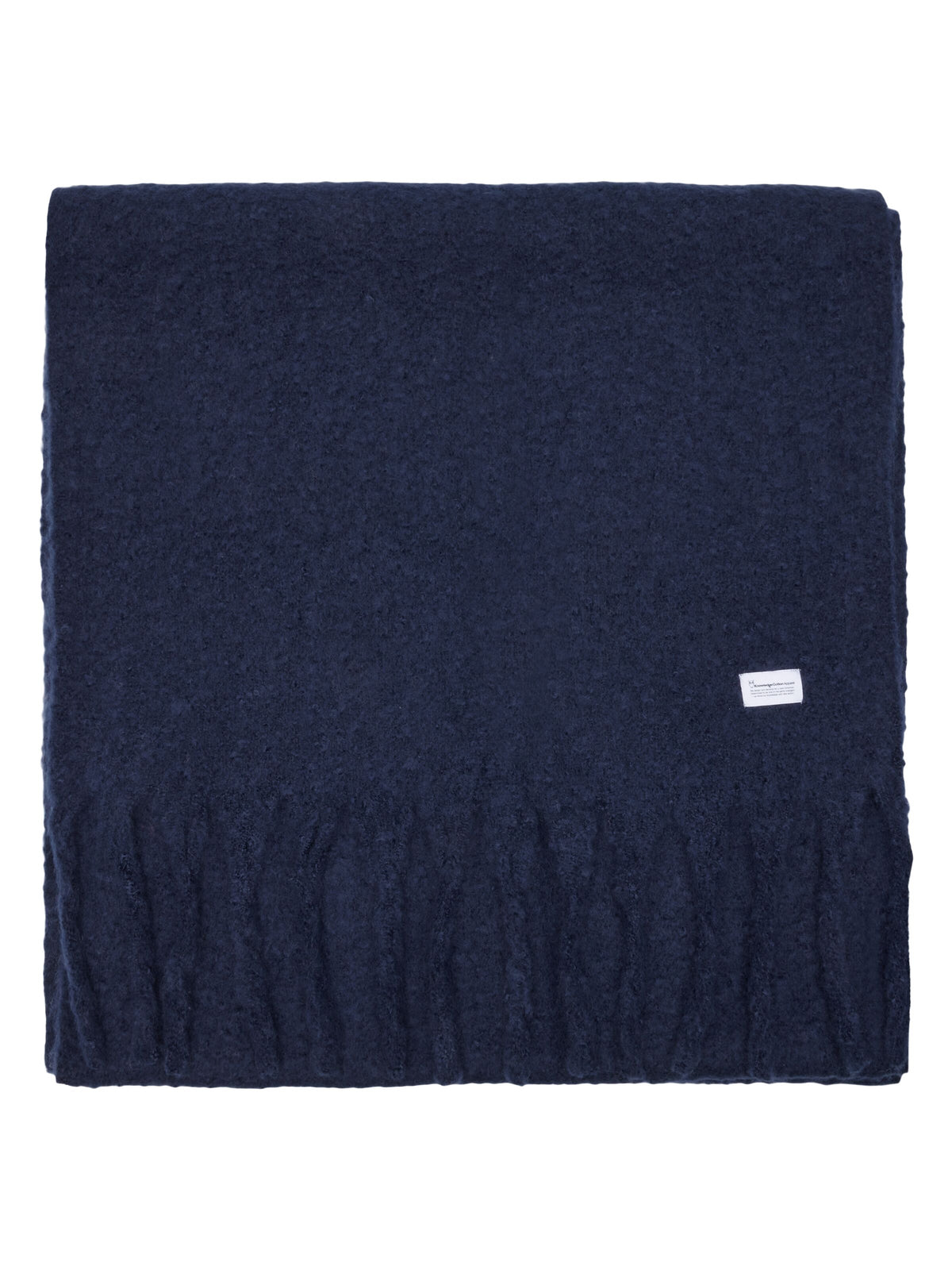 Großer Schal mit Fransen aus recyceltem Polyester