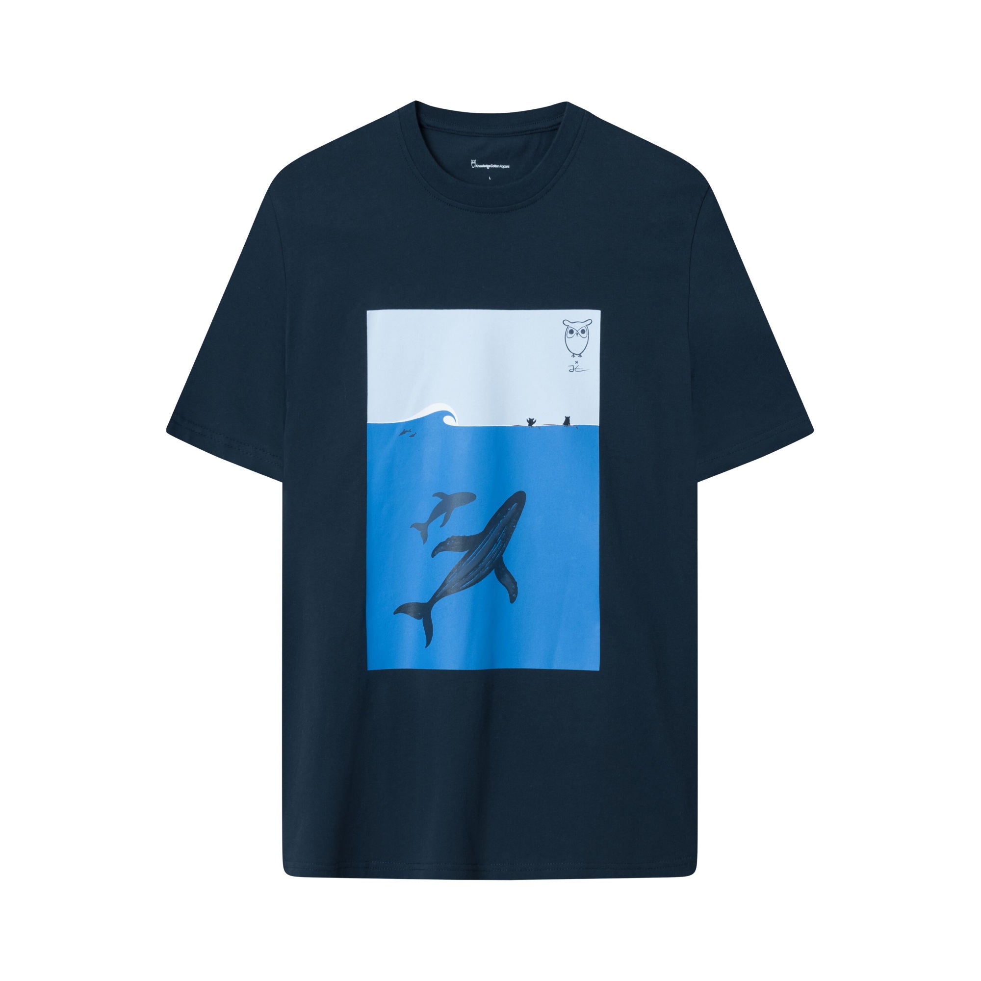 T-Shirt WHALE aus Bio-Baumwolle