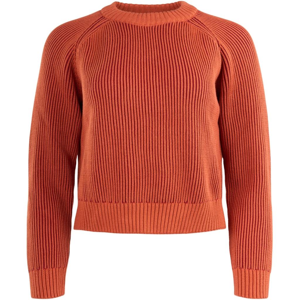 Strick-Pullover TWO TONED CREW NECK aus Bio-Baumwolle