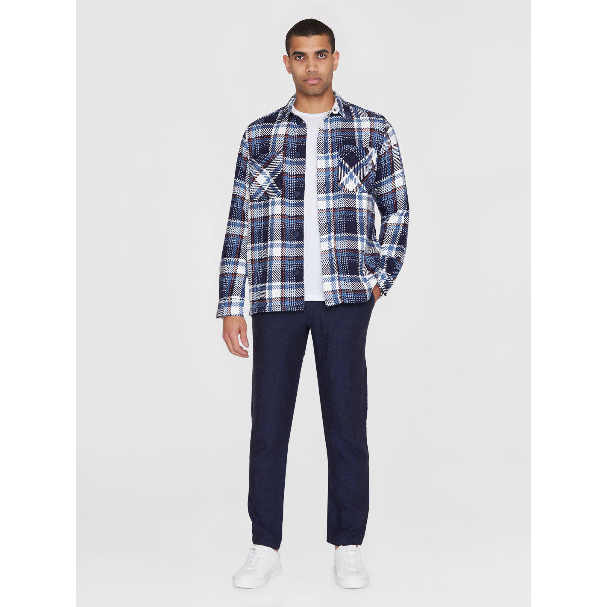 Kariertes Overshirt CHECKED aus Bio-Baumwolle