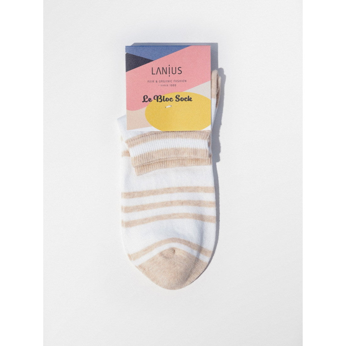 Sneaker Socken mit Streifen aus Bio-Baumwolle