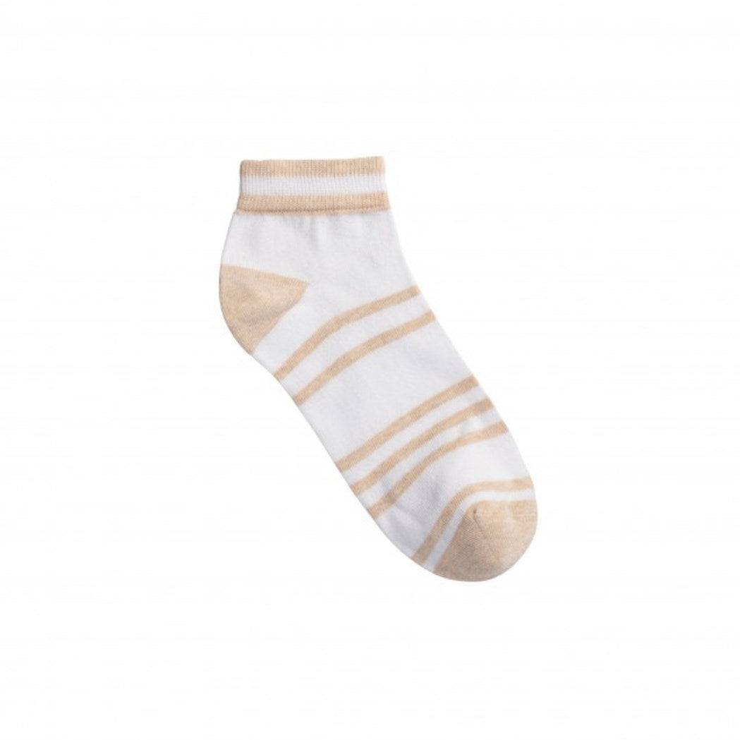 Sneaker Socken mit Streifen aus Bio-Baumwolle