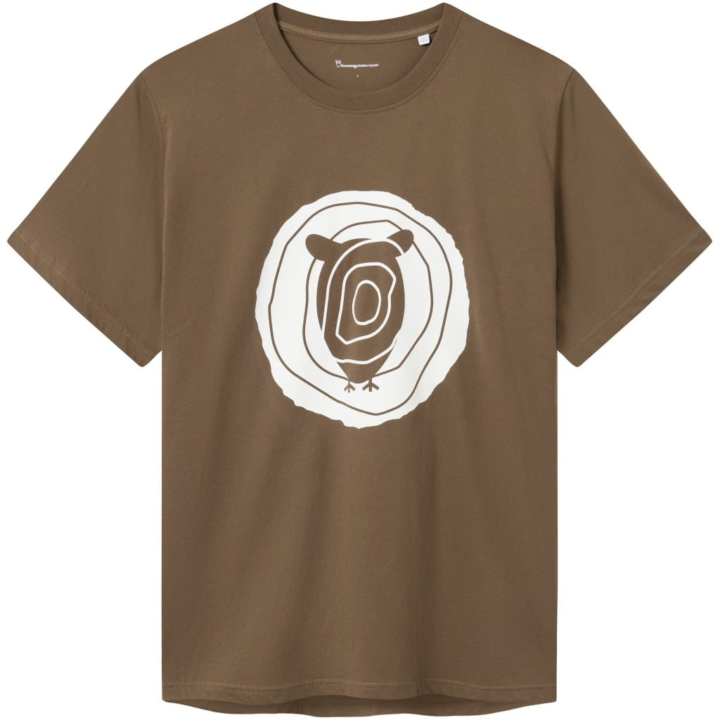 T-Shirt WOOD PRINT aus Bio-Baumwolle