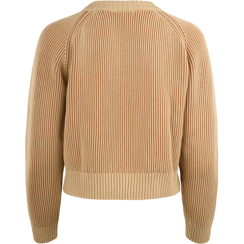 Strick-Pullover TWO TONED CREW NECK aus Bio-Baumwolle