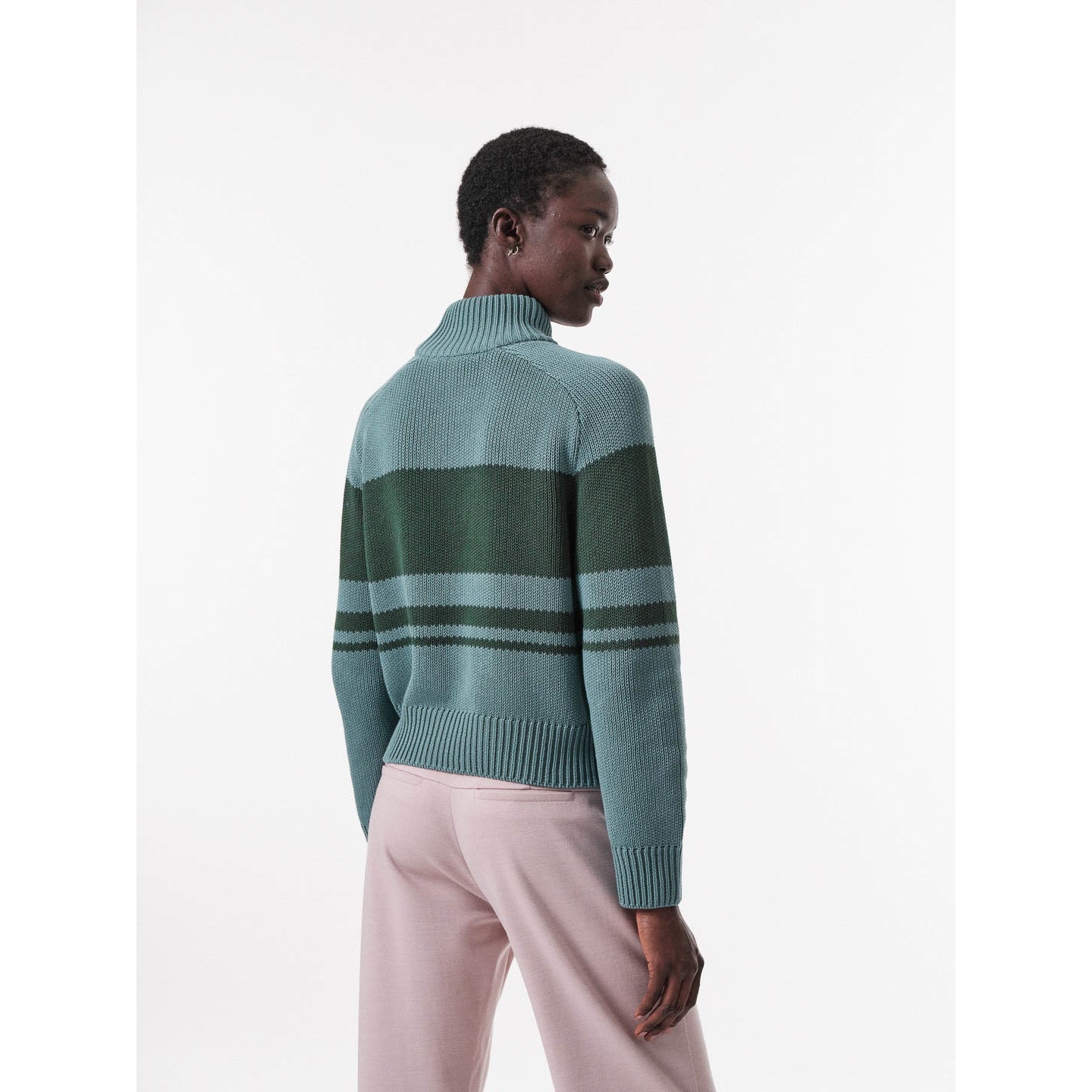 Colourblock Pullover aus Bio-Baumwolle