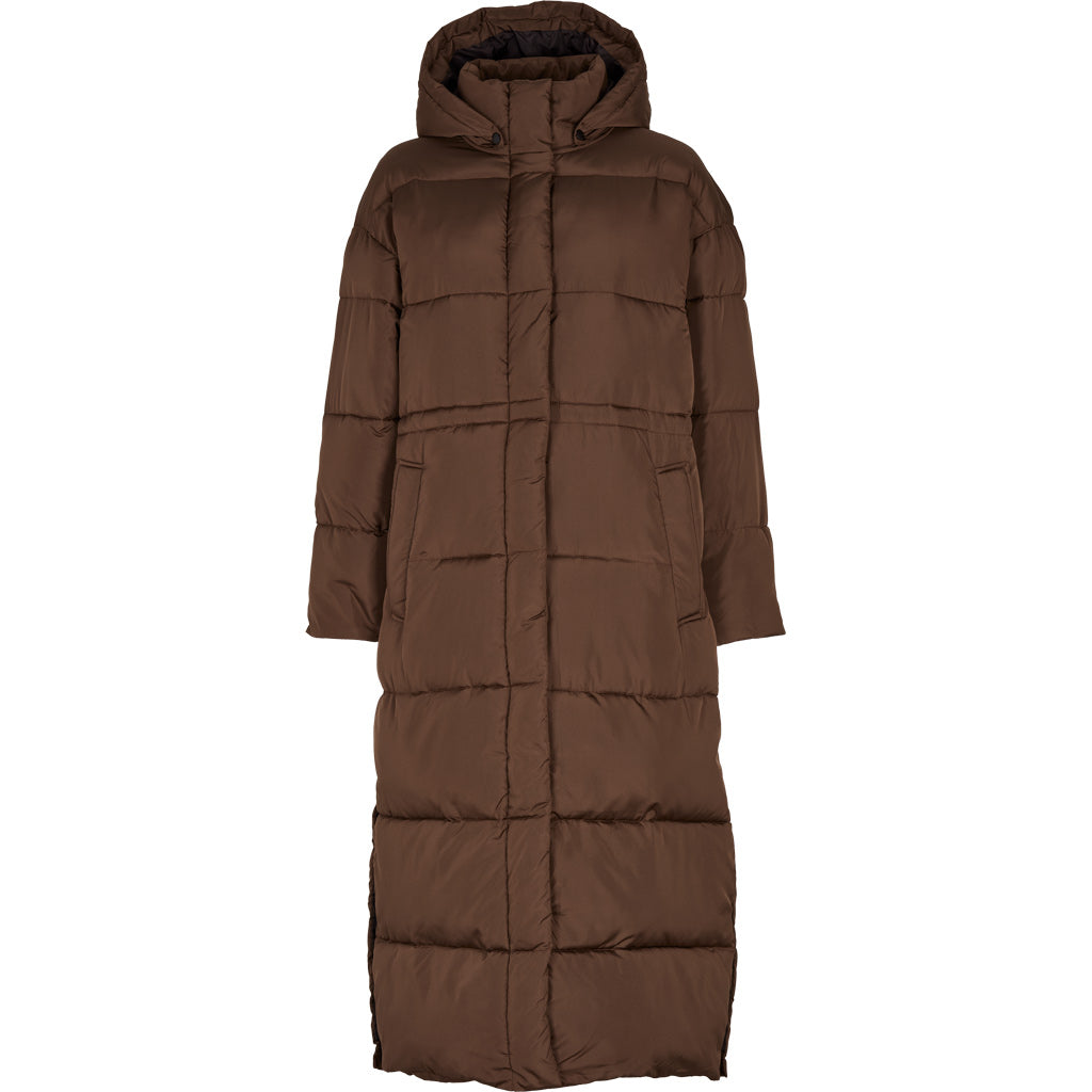 Extra langer Wintermantel DAGMAR aus recyceltem Polyester