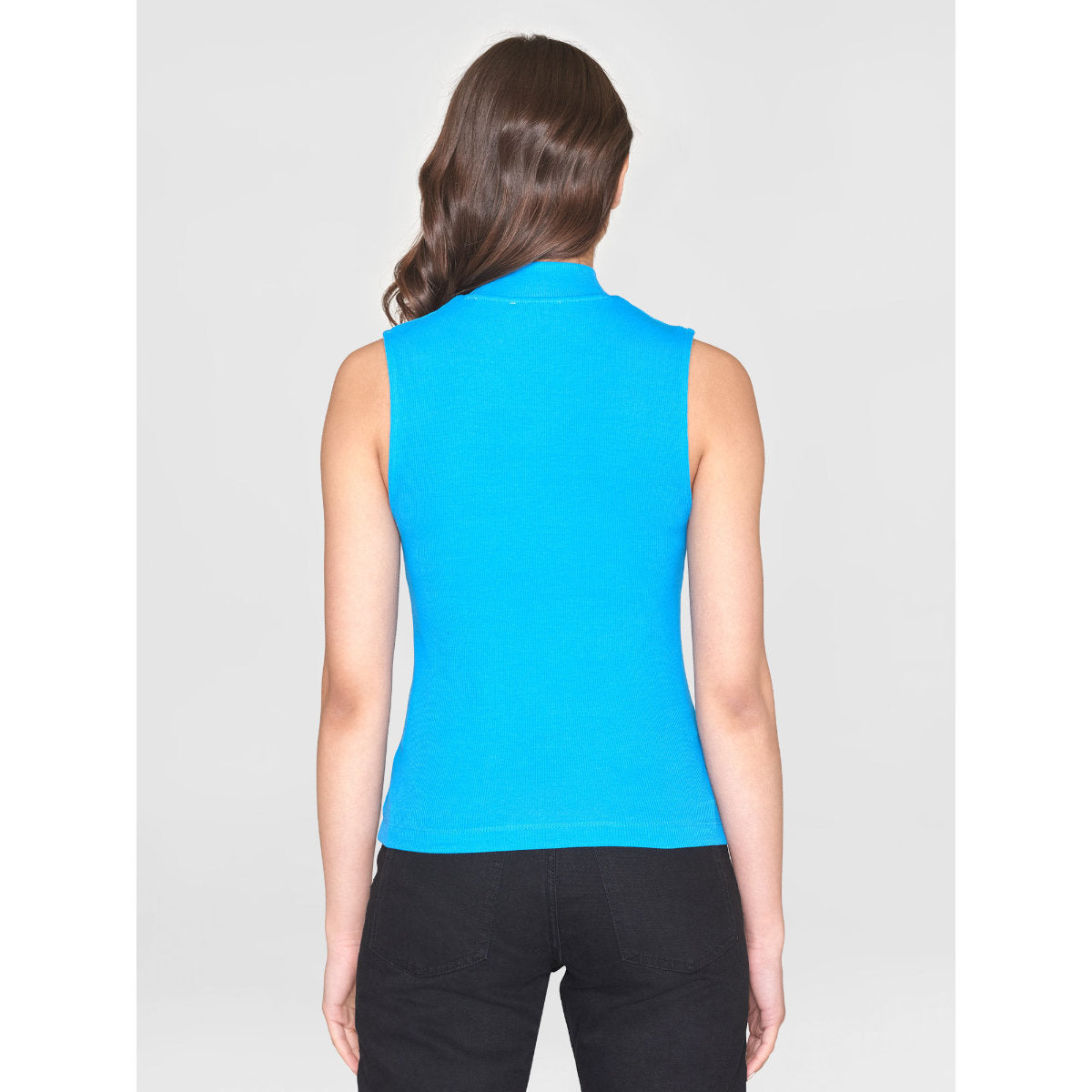 Ripptop HIGH NECK aus Bio-Baumwolle