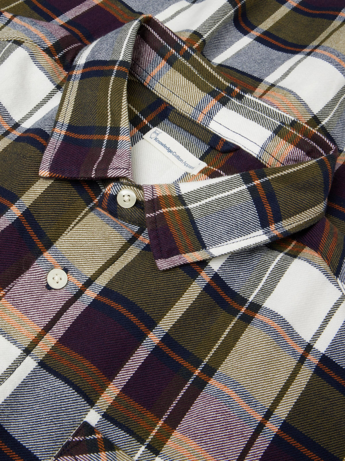 Kariertes Hemd CHECKERED SHIRT Flanell aus Bio-Baumwolle