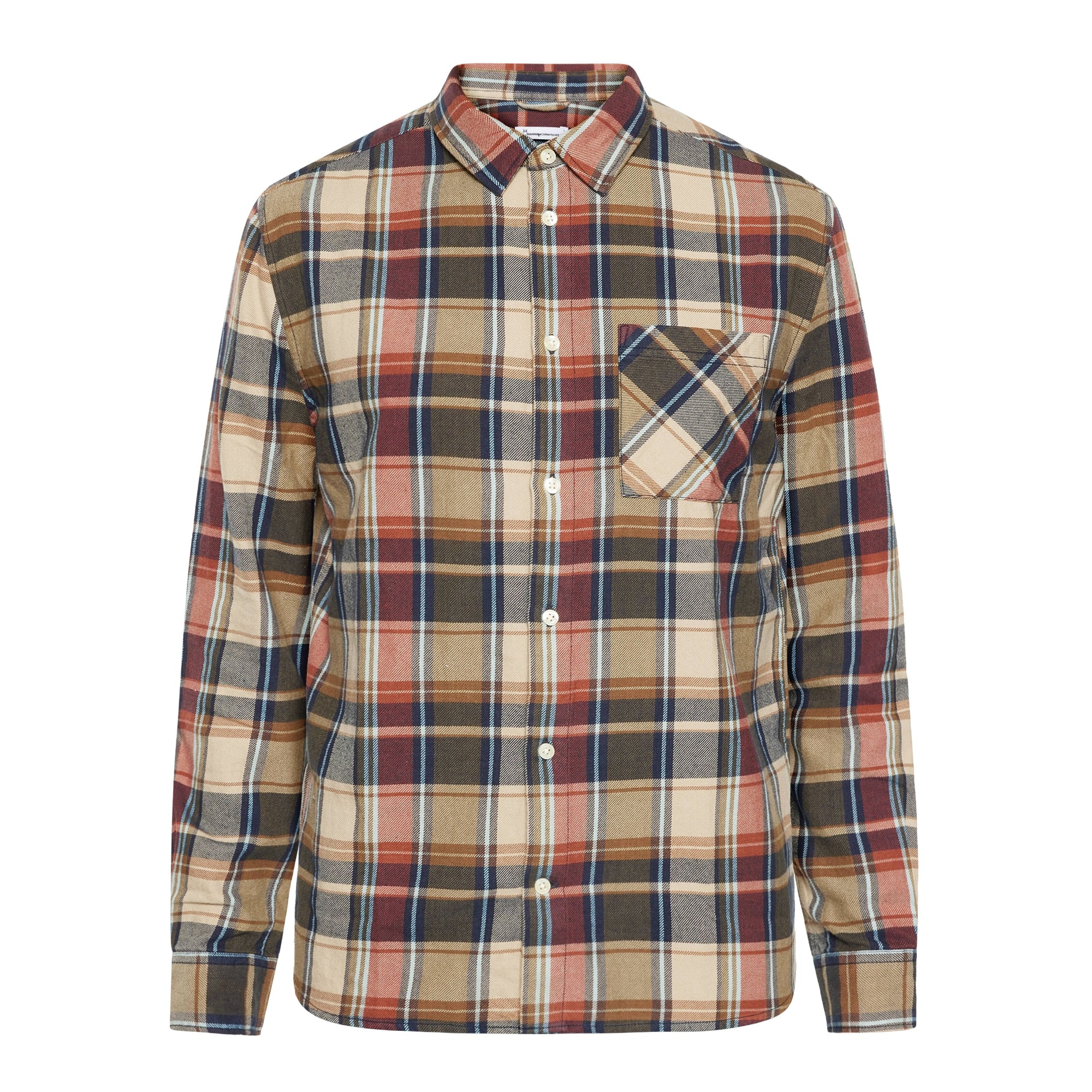 Kariertes Hemd CHECKERED SHIRT Flanell aus Bio-Baumwolle