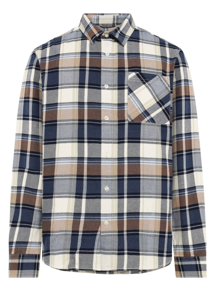 Kariertes Hemd CHECKERED SHIRT Flanell aus Bio-Baumwolle