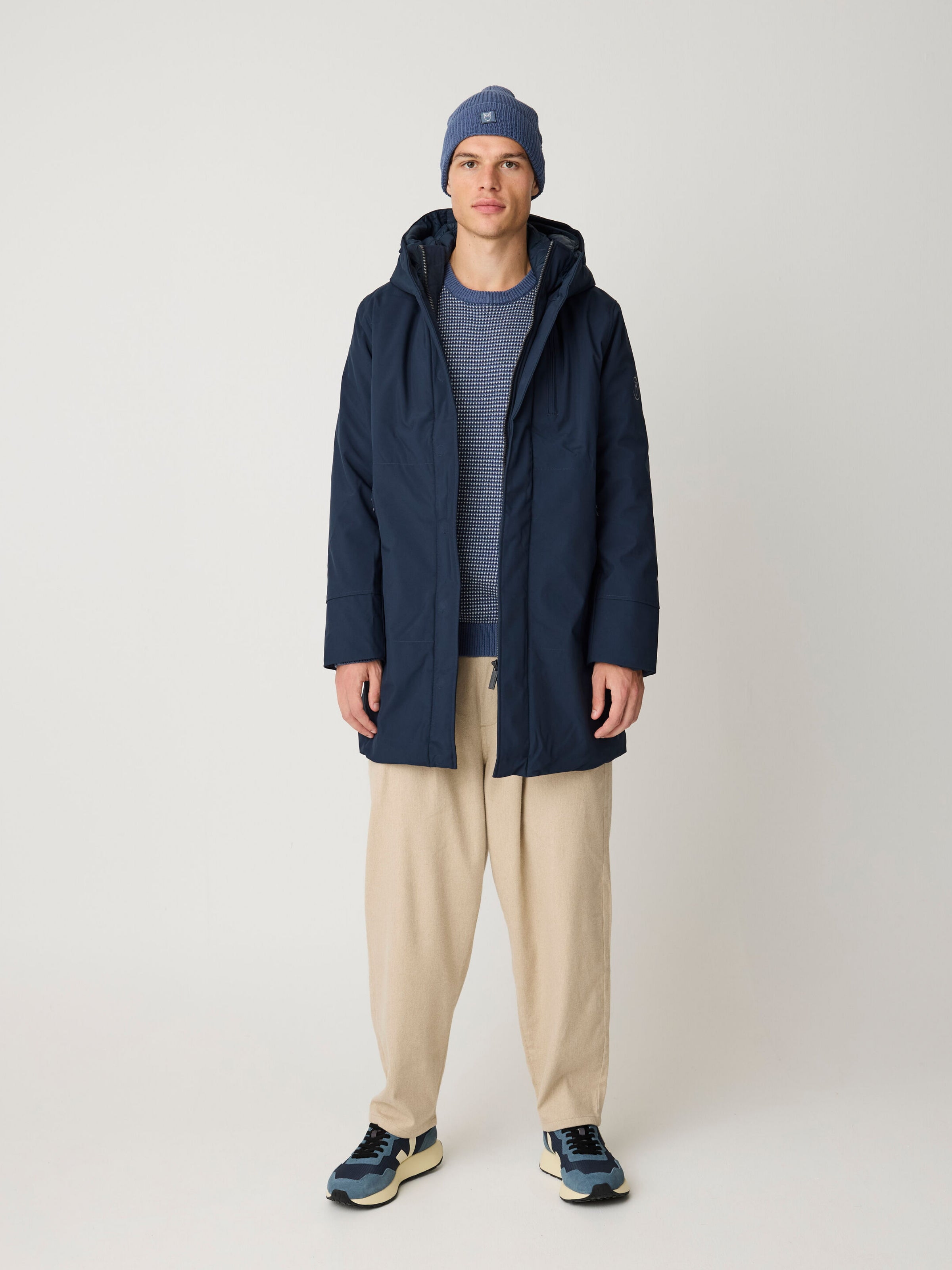 Langer Parka CLIMATE SHELL aus recyceltem Polyester - wasserdicht und atmungsaktiv