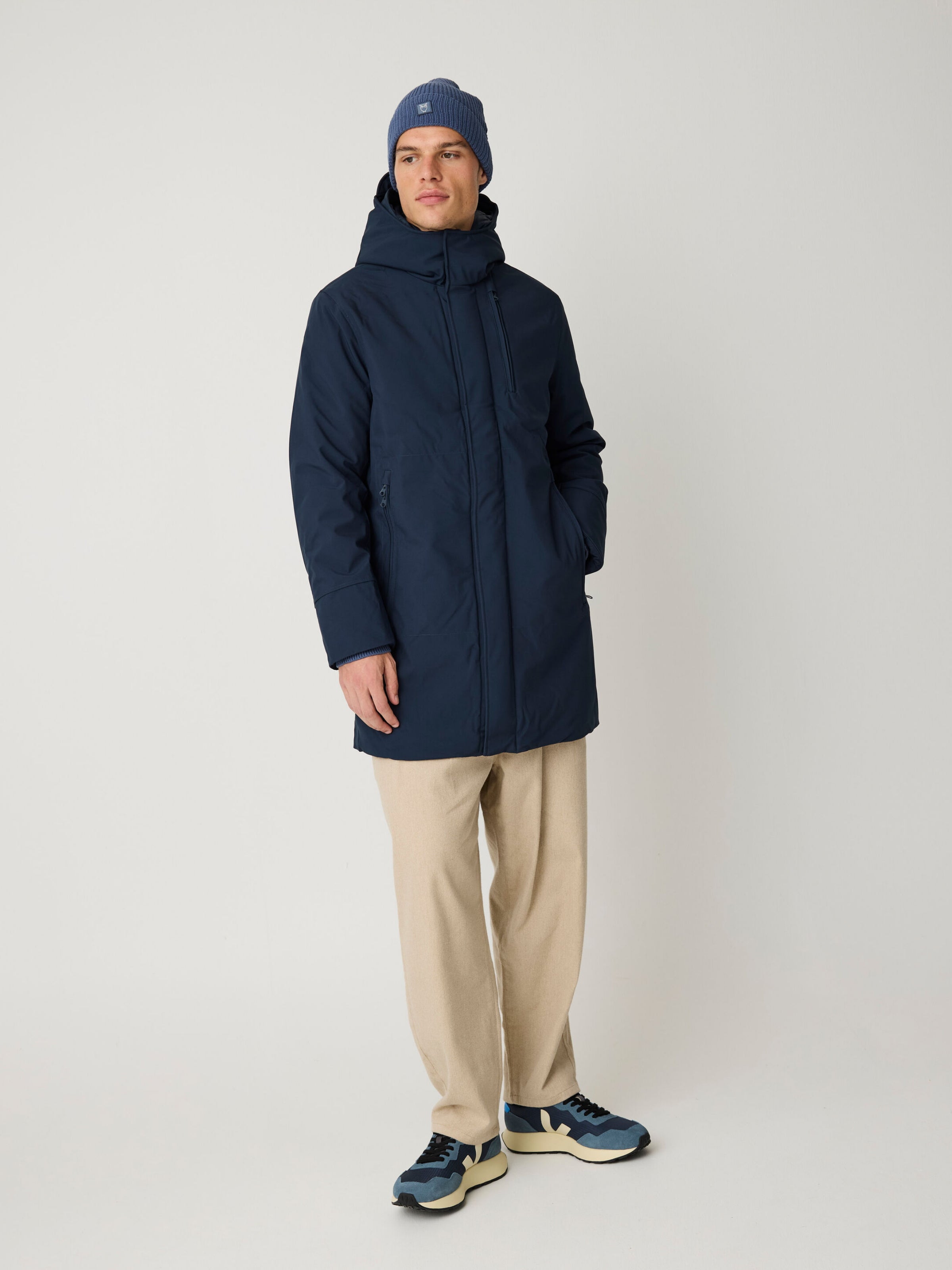 Langer Parka CLIMATE SHELL aus recyceltem Polyester - wasserdicht und atmungsaktiv