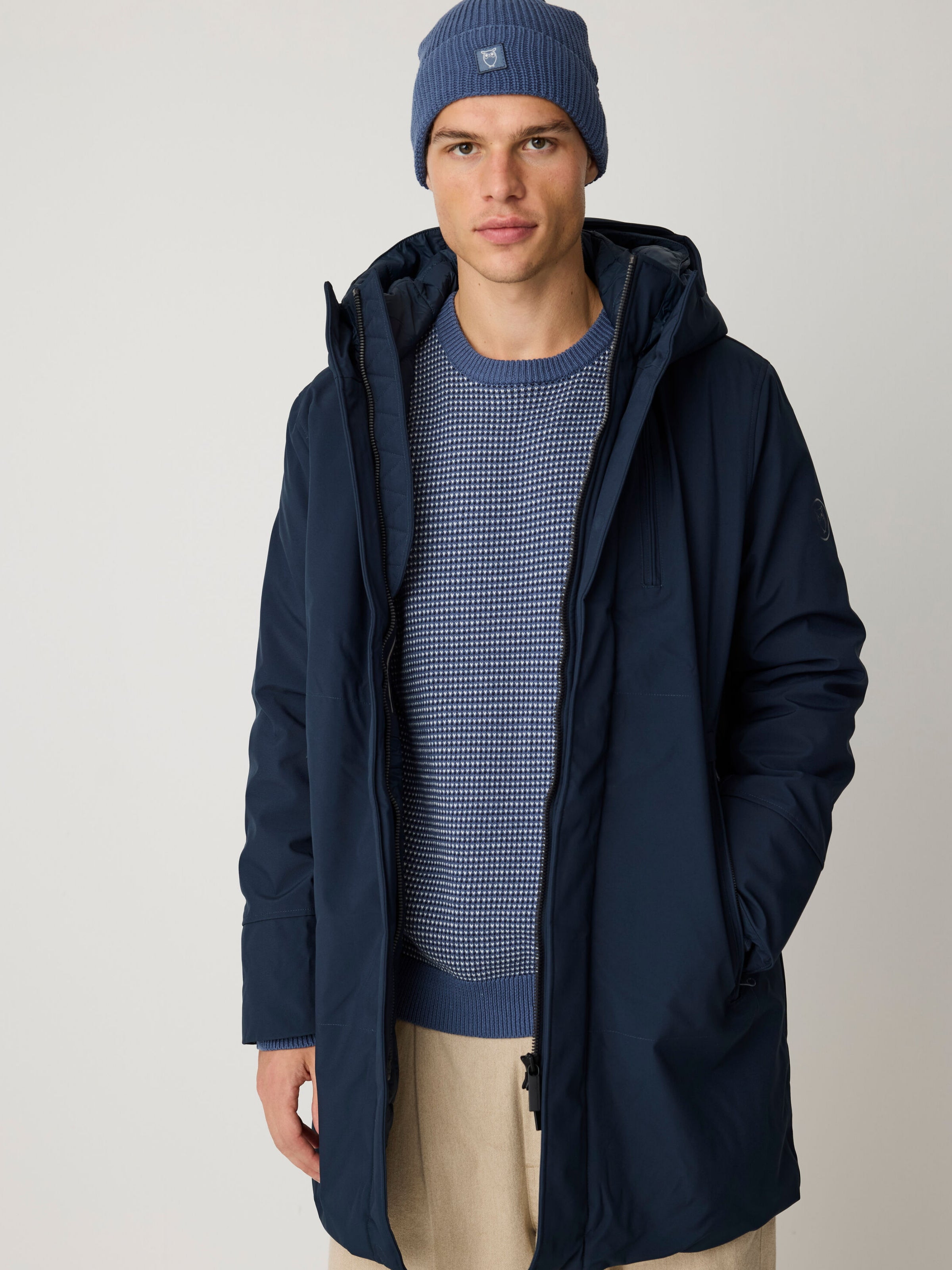 Langer Parka CLIMATE SHELL aus recyceltem Polyester - wasserdicht und atmungsaktiv
