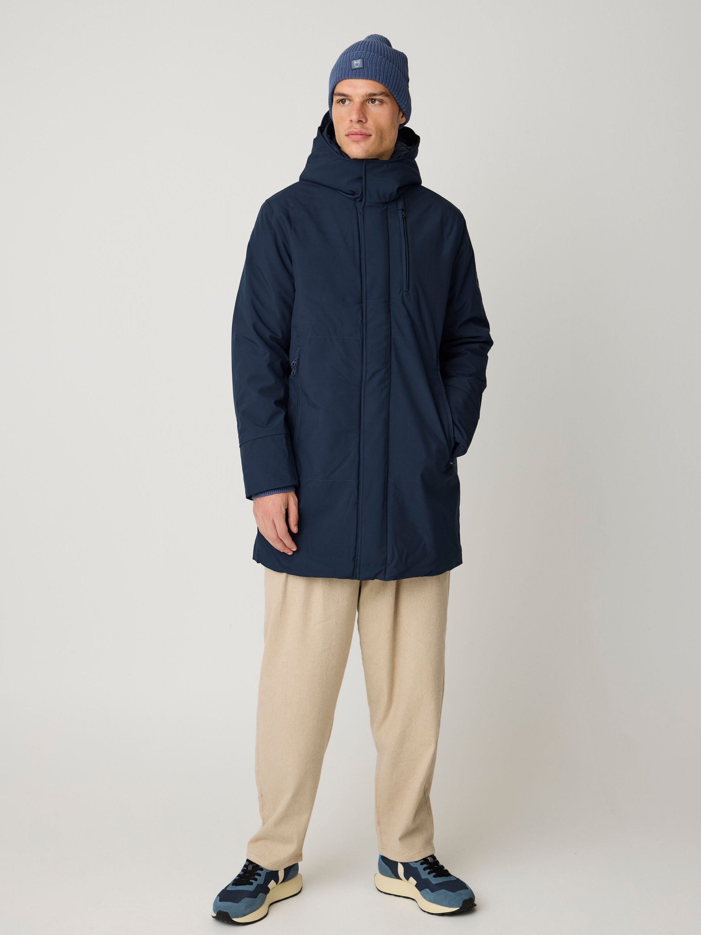 Langer Parka CLIMATE SHELL aus recyceltem Polyester - wasserdicht und atmungsaktiv