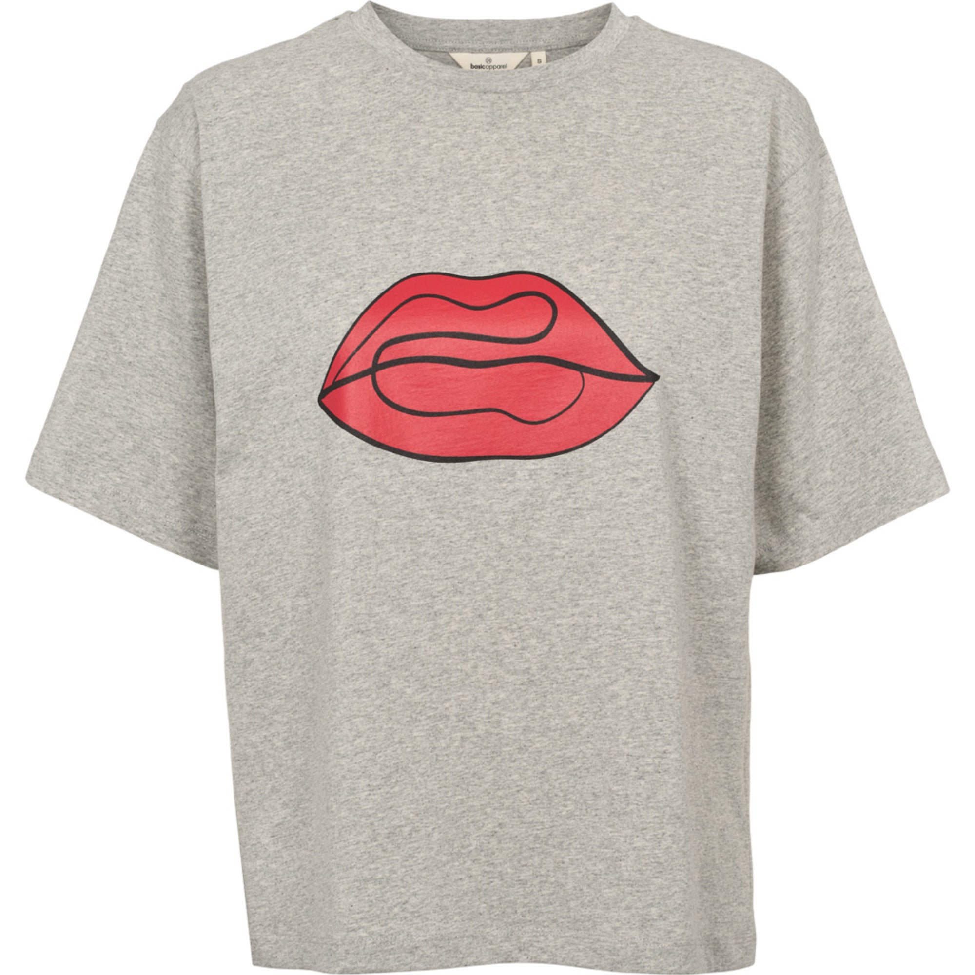 T-Shirt RAJA RED LIP aus Bio-Baumwolle GOTS
